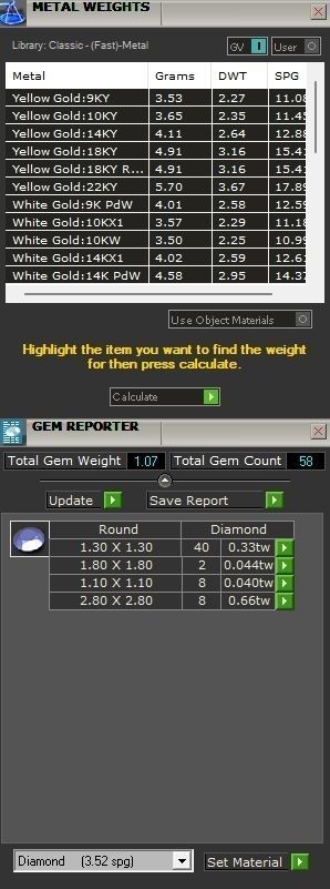 Custom Emerald Square Shape Round Diamond Studs - Earrings 10mm 3D print model_5