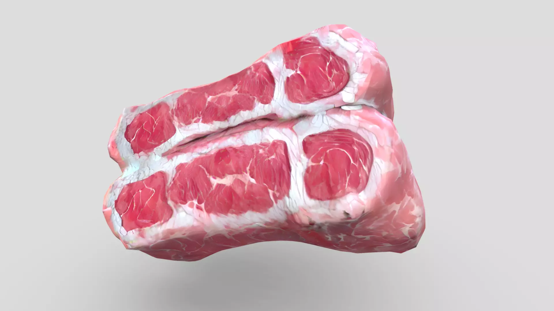 Raw Meat 3 Low-poly 3D model