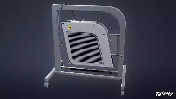QUARANTINE TENT - Medical Heater 01 - LOW POLY