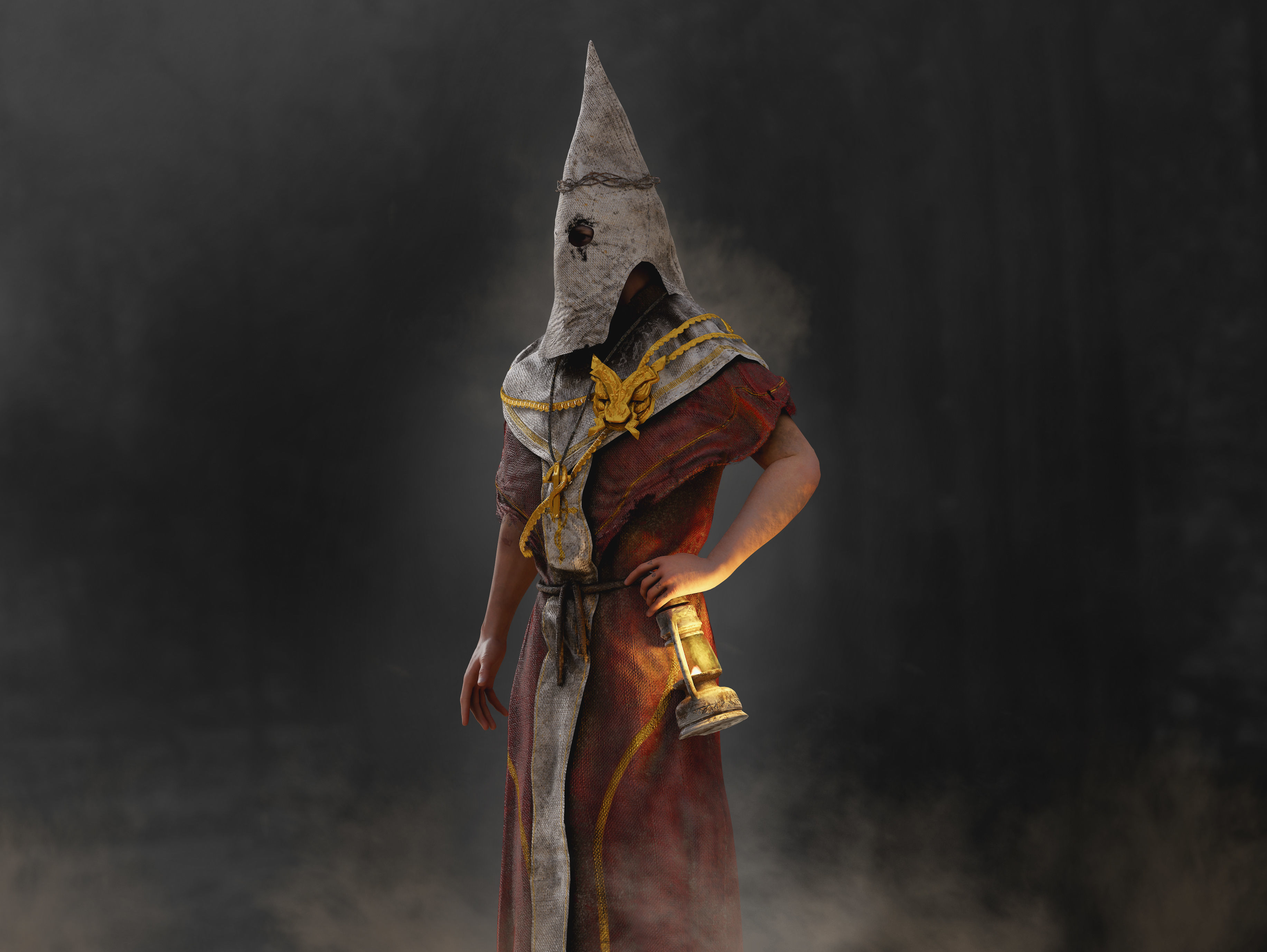 Cultist Low-poly 3D model_2