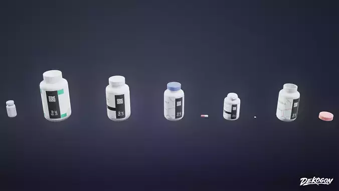 QUARANTINE TENT - Medicine 01 - LOW POLY Low-poly 3D model