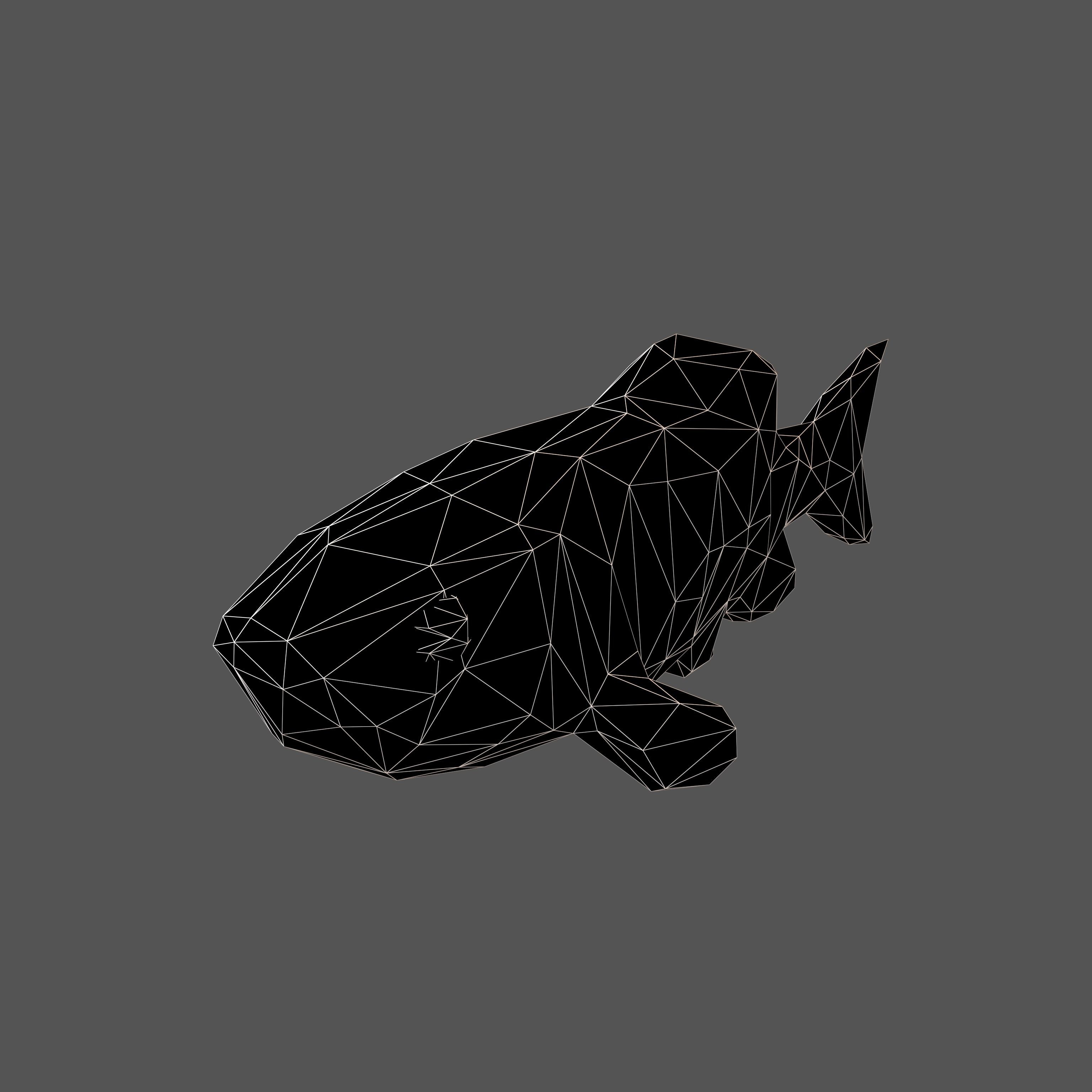 Stylized Fish v1 003 Low-poly 3D model_4