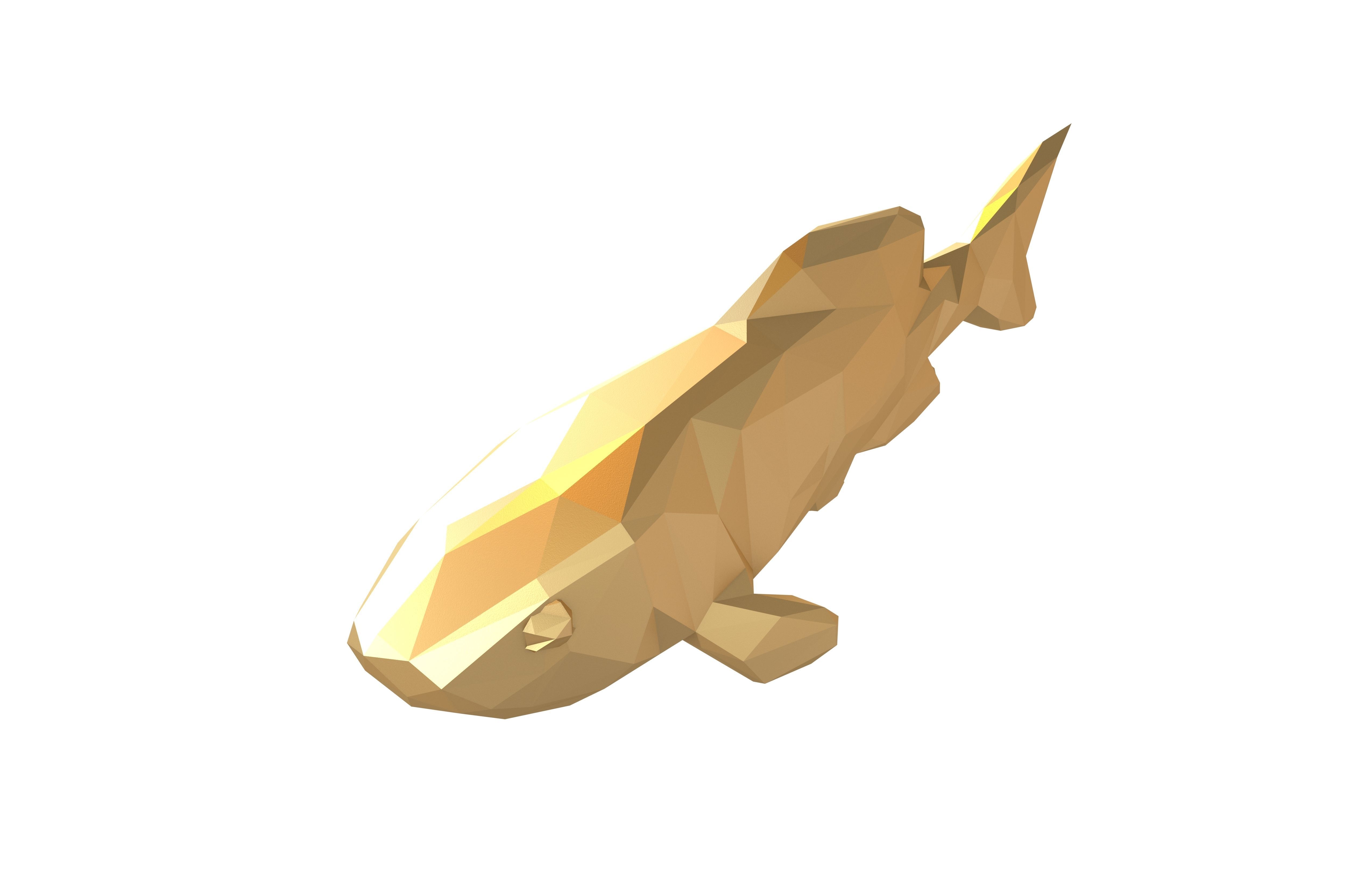 Stylized Fish v1 003 Low-poly 3D model_1