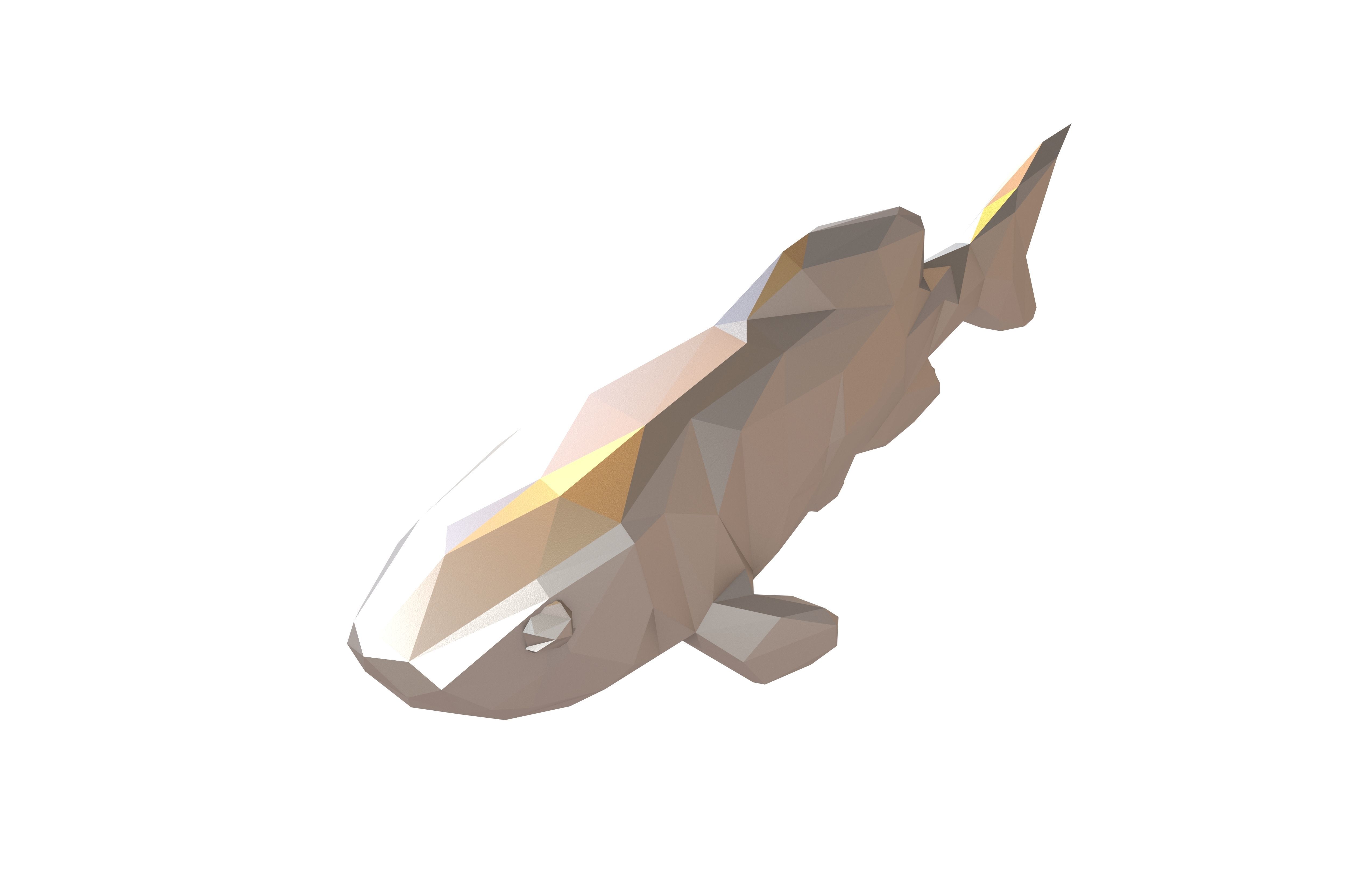 Stylized Fish v1 004 Low-poly 3D model_2