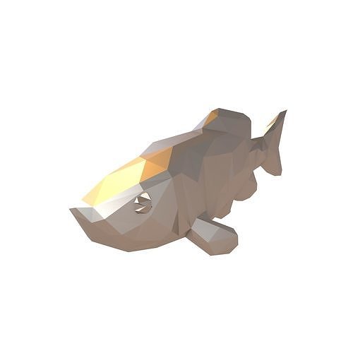 Stylized Fish v1 004 Low-poly 3D model