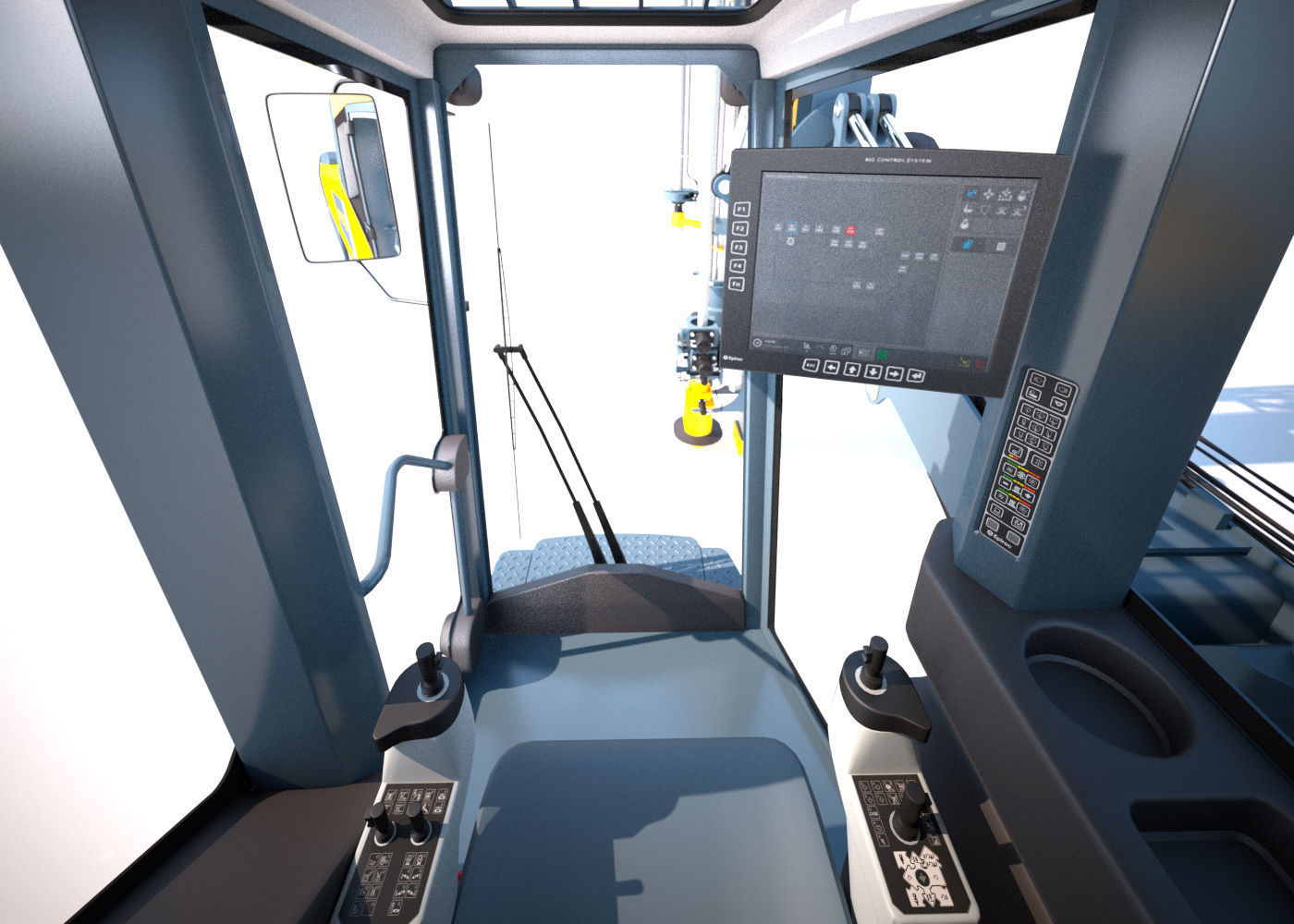 Surface drill rig for quarrying and mining Smartroc D65 3D model_5