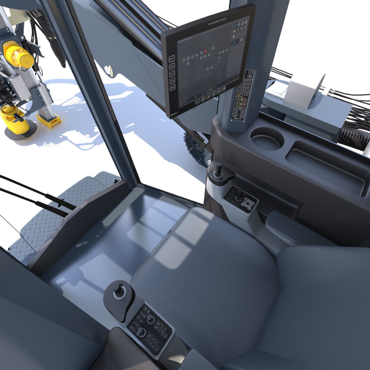 Surface drill rig for quarrying and mining Smartroc D65 3D model_6