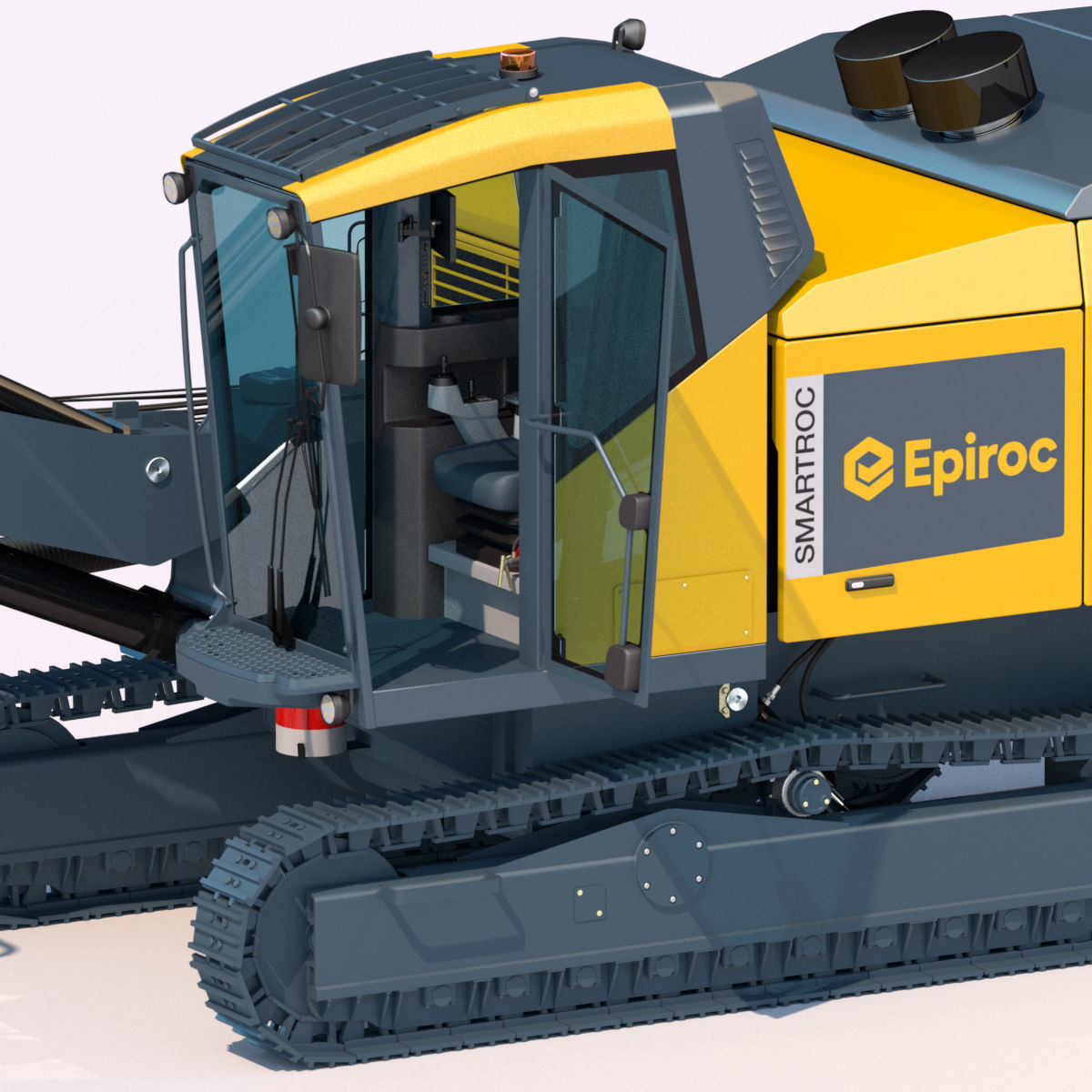 Surface drill rig for quarrying and mining Smartroc D65 3D model_9