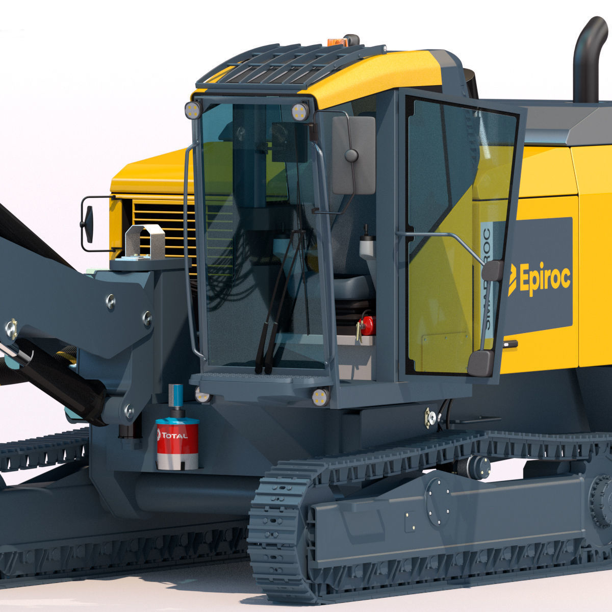 Surface drill rig for quarrying and mining Smartroc D65 3D model_8