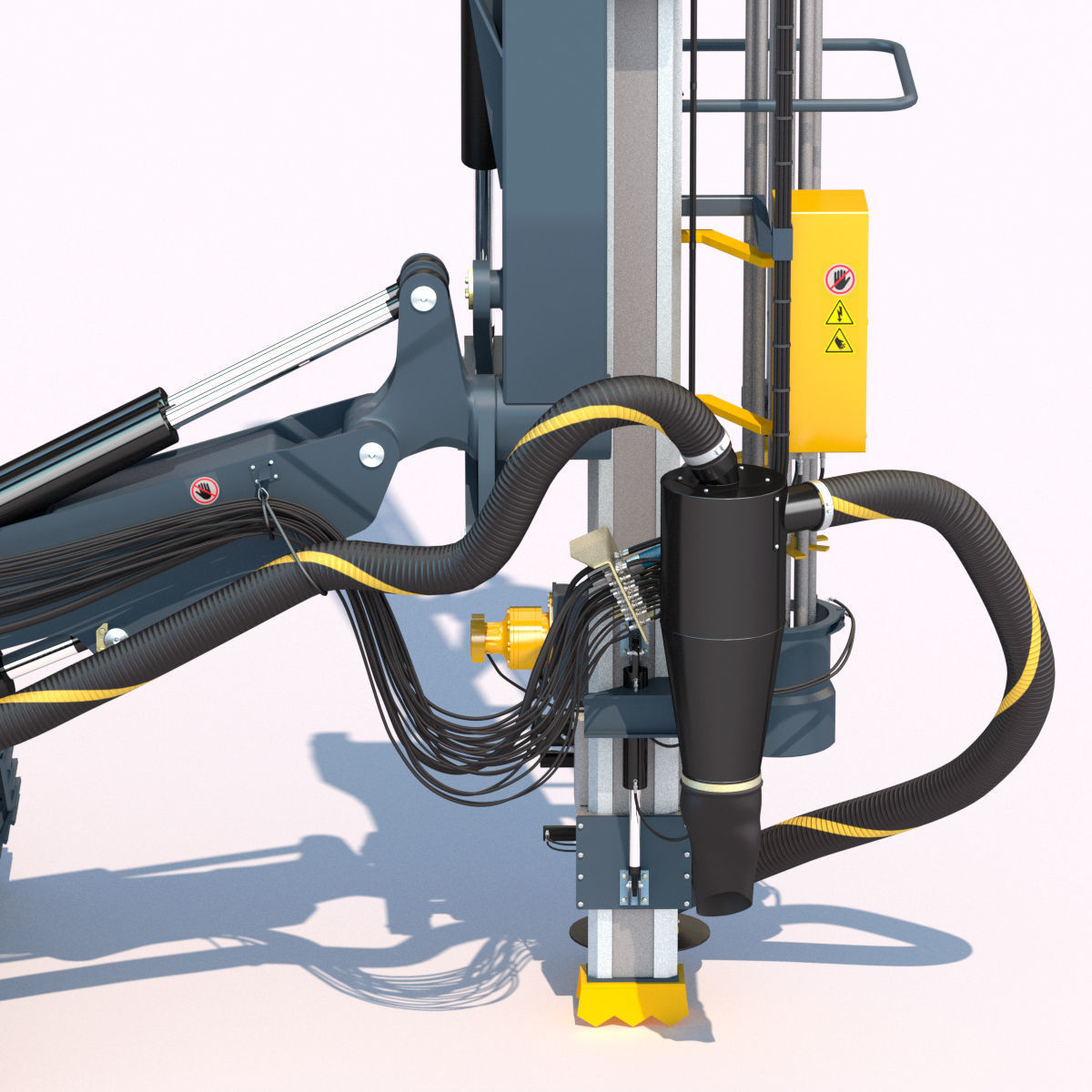 Surface drill rig for quarrying and mining Smartroc D65 3D model_15