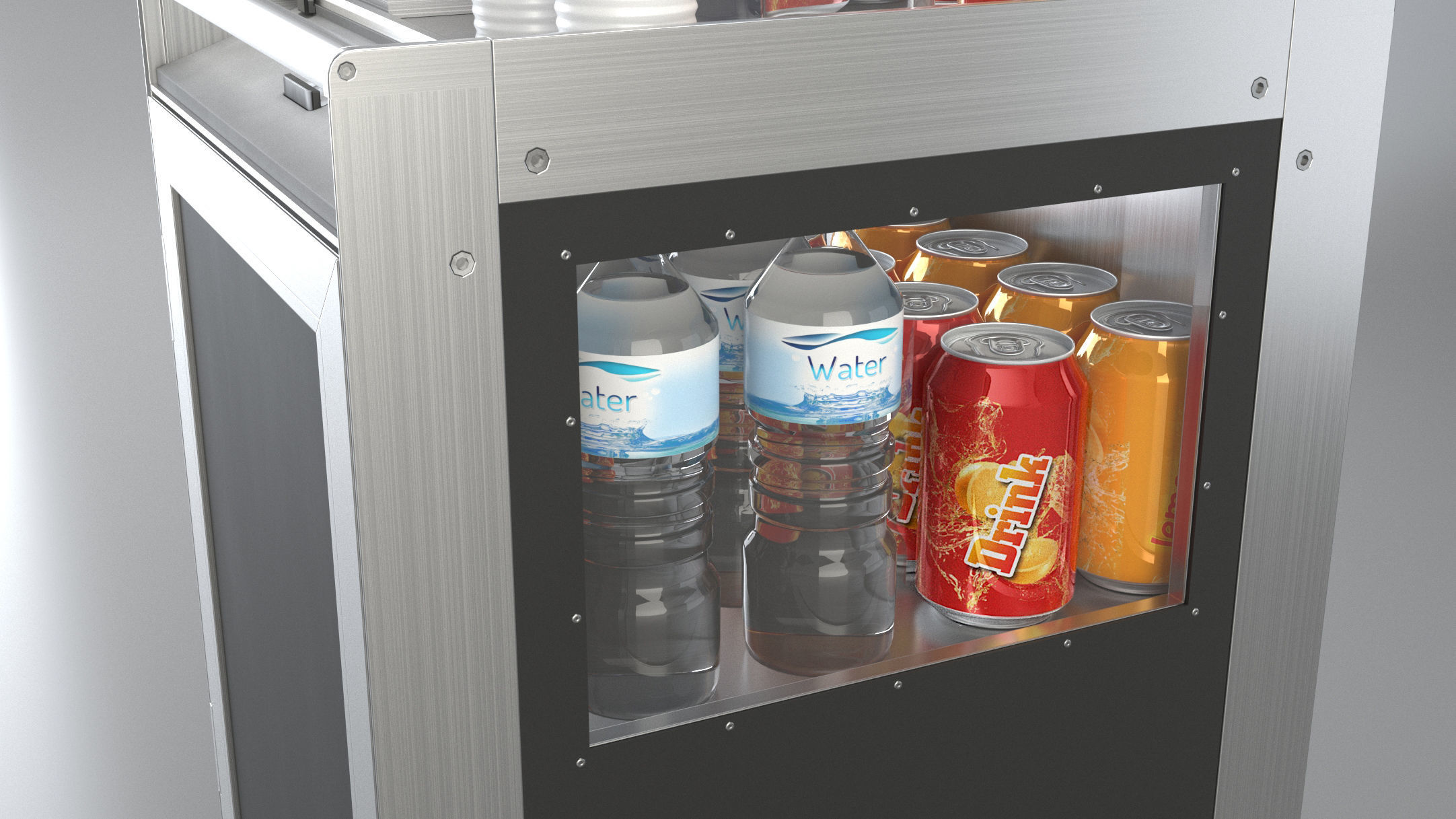 Bordbar Airline Trolley 3D 3D model_15