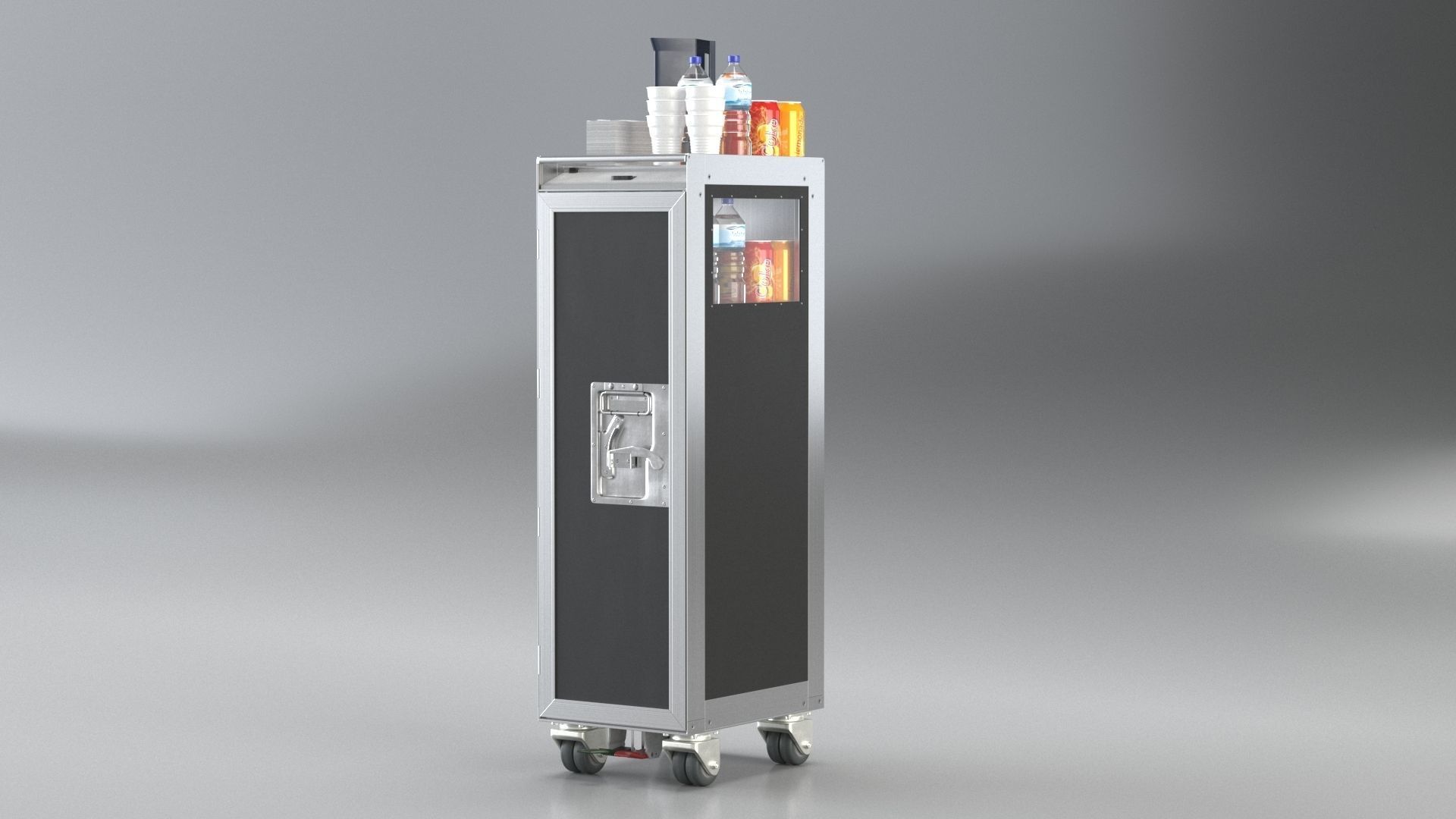 Bordbar Airline Trolley 3D 3D model_10