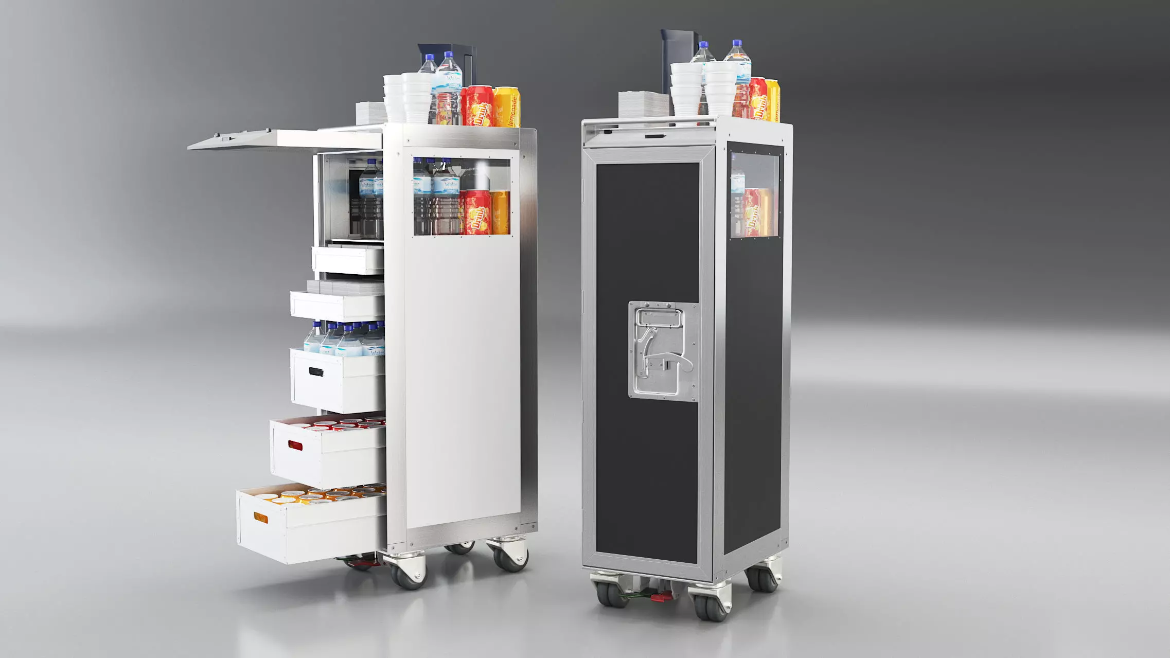 Bordbar Airline Trolley 3D 3D model_0