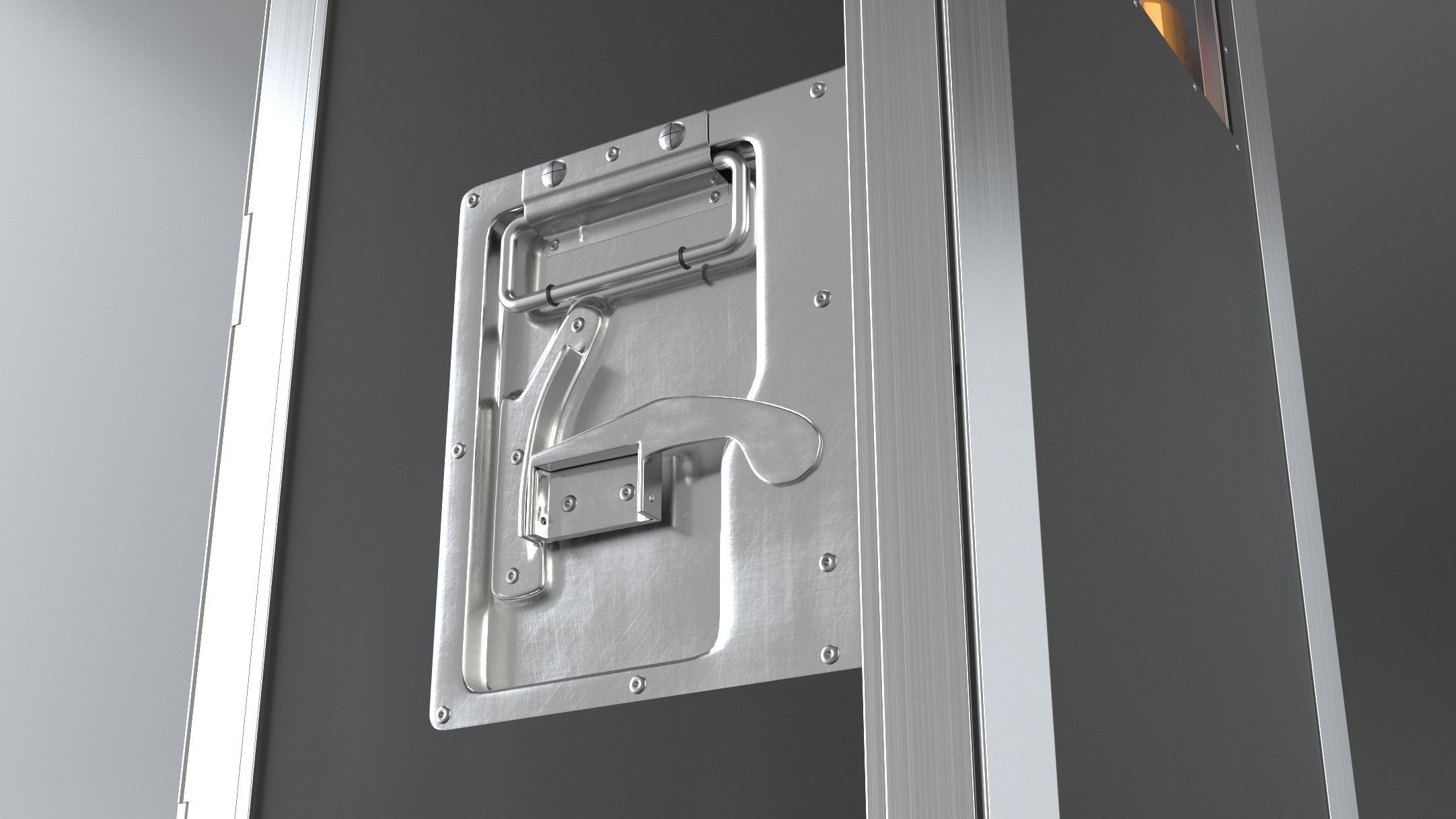 Bordbar Airline Trolley 3D 3D model_1