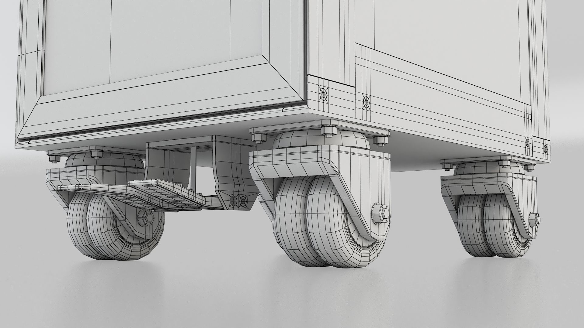 Bordbar Airline Trolley 3D 3D model_9
