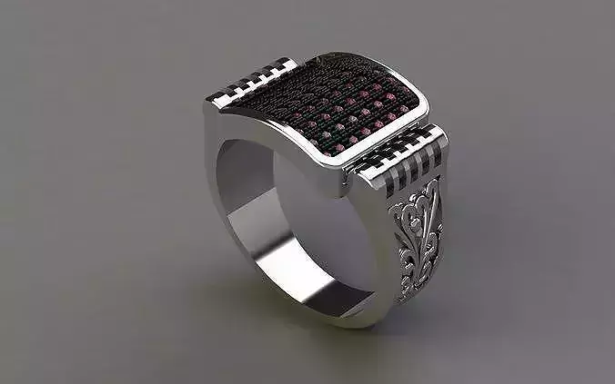 Mens Ring  Ready to Print-3D