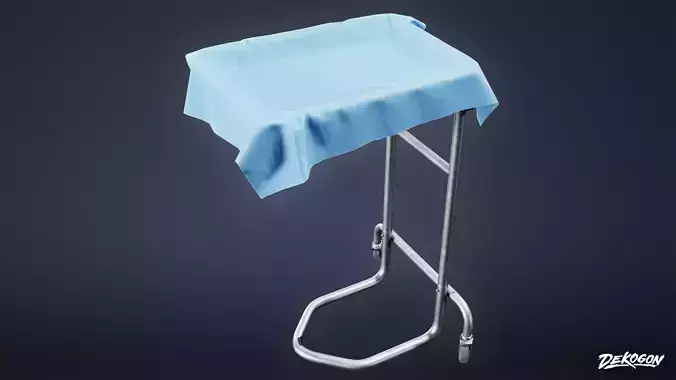 QUARANTINE TENT - Standing Surgical 01 - LOW POLY
