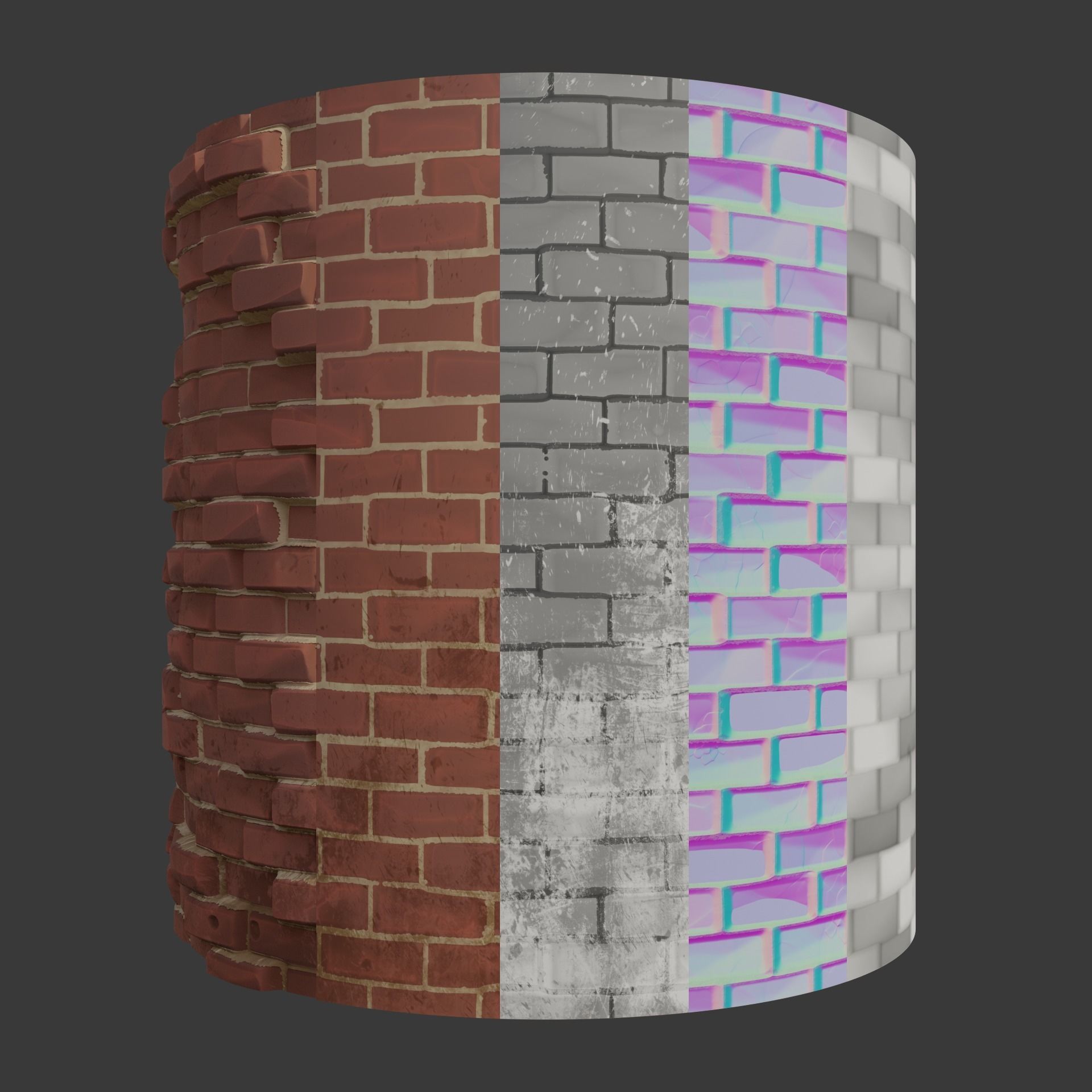 Stylized Brick Wall 02 Texture_1