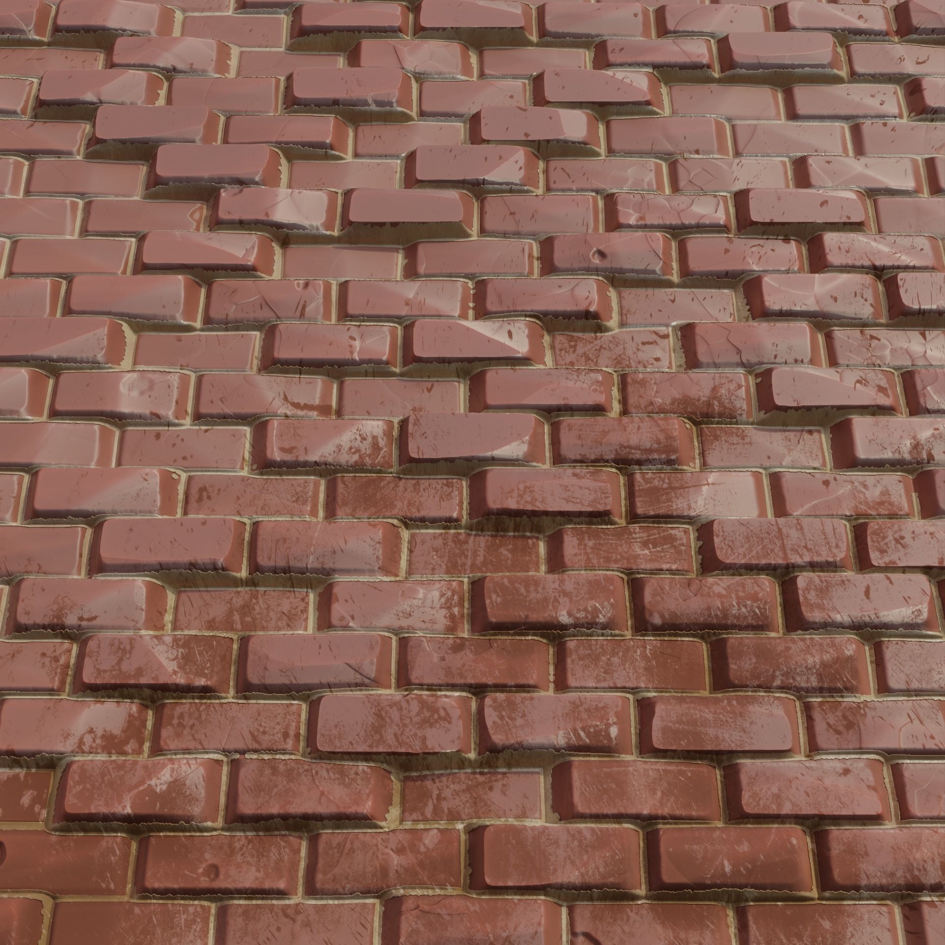 Stylized Brick Wall 02 Texture_3