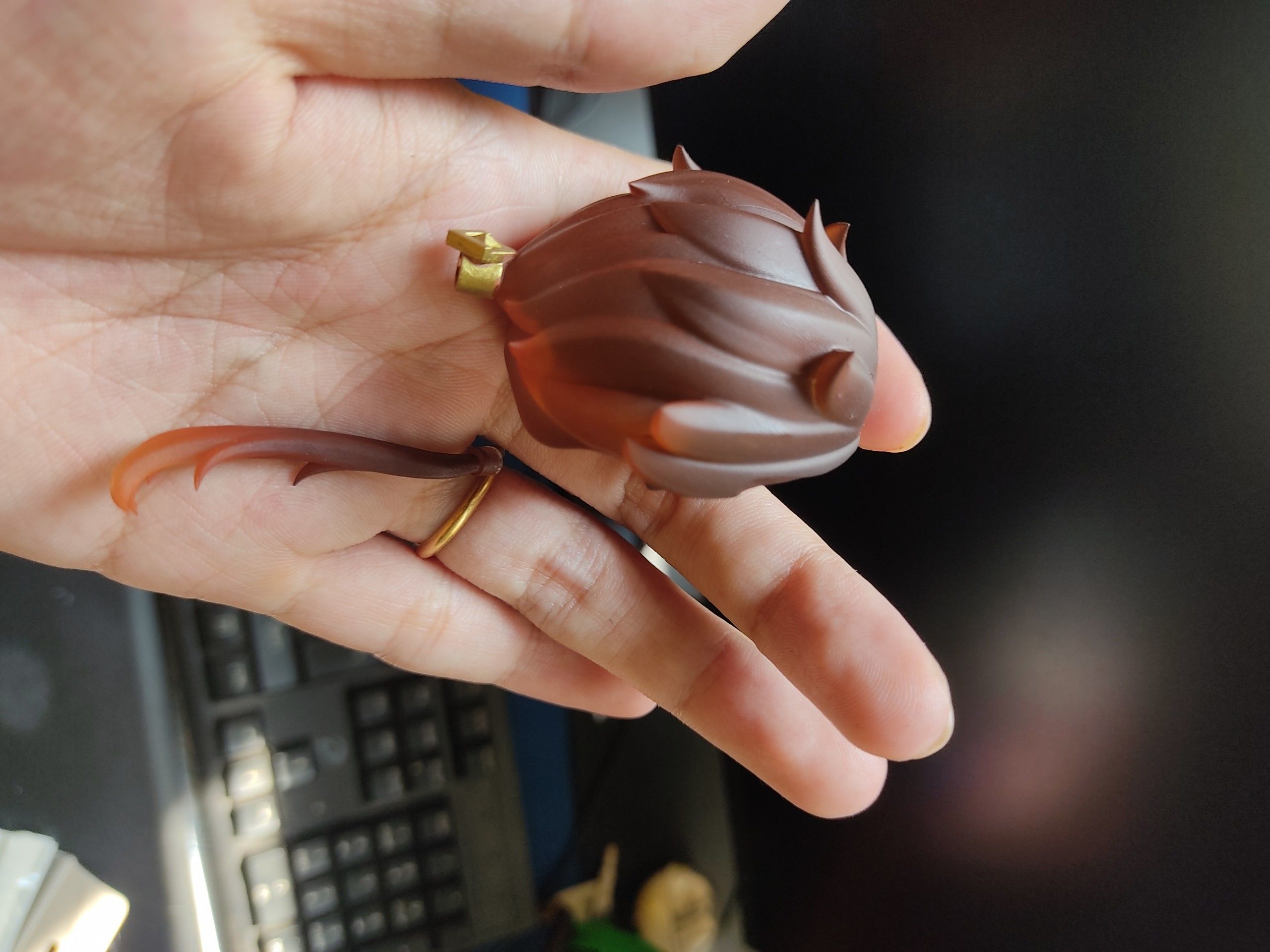 Zhongli custom hair nendoroid 3D print model_6