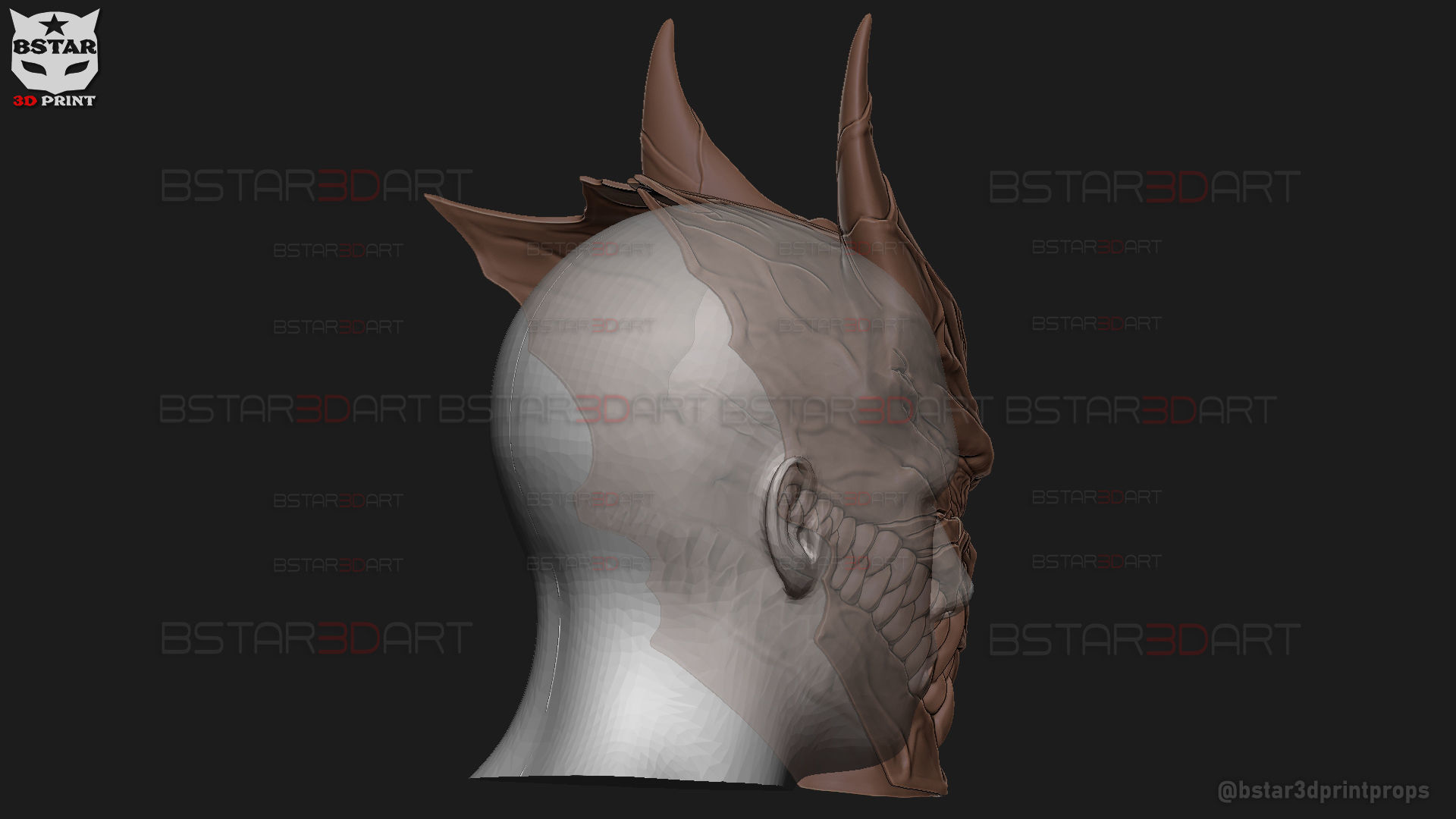 Kaiju No 8 MASK - Kafka Hibino Cosplay 3D model 3D printable | CGTrader