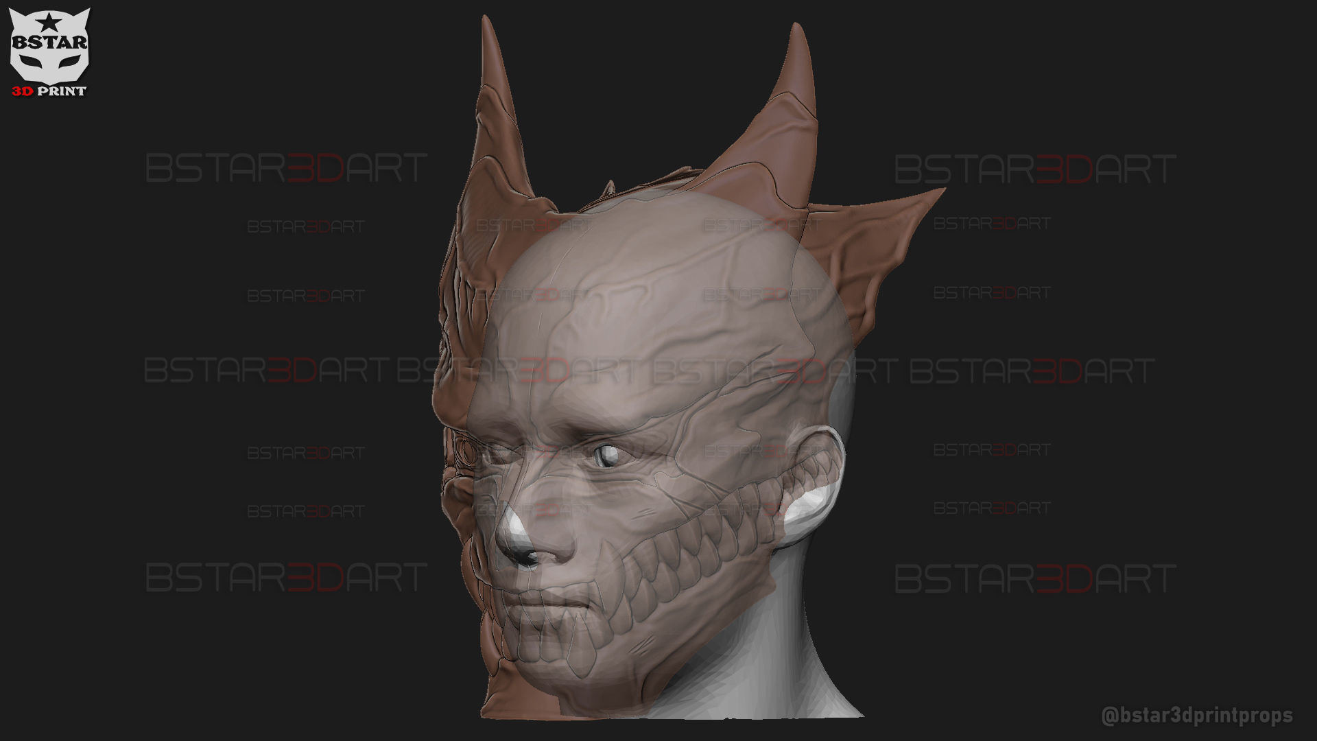 Kaiju No 8 MASK - Kafka Hibino Cosplay 3D model 3D printable | CGTrader
