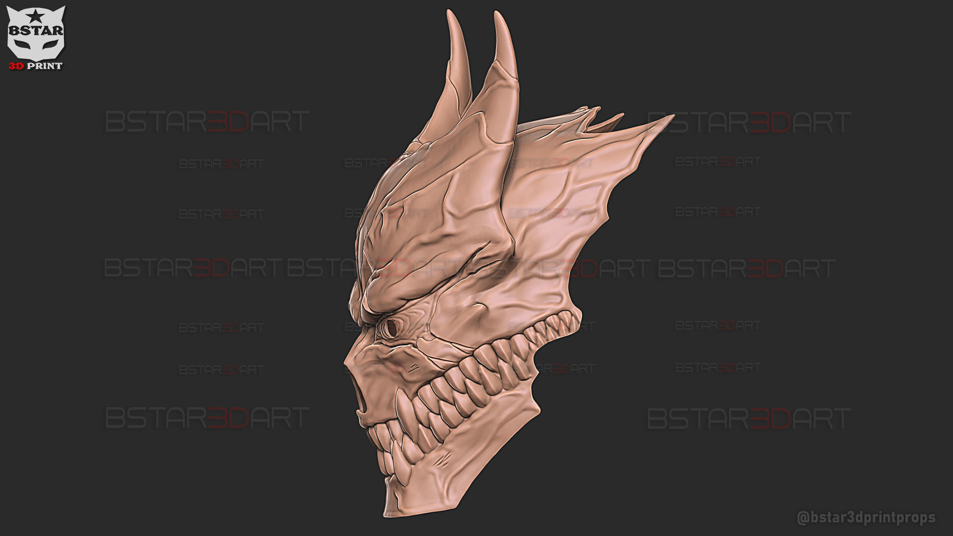 Kaiju No 8 MASK - Kafka Hibino Cosplay 3D model 3D printable | CGTrader