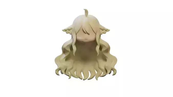 Mavis Vermillion Fairy Tail custom hair nendoroid 3D print model