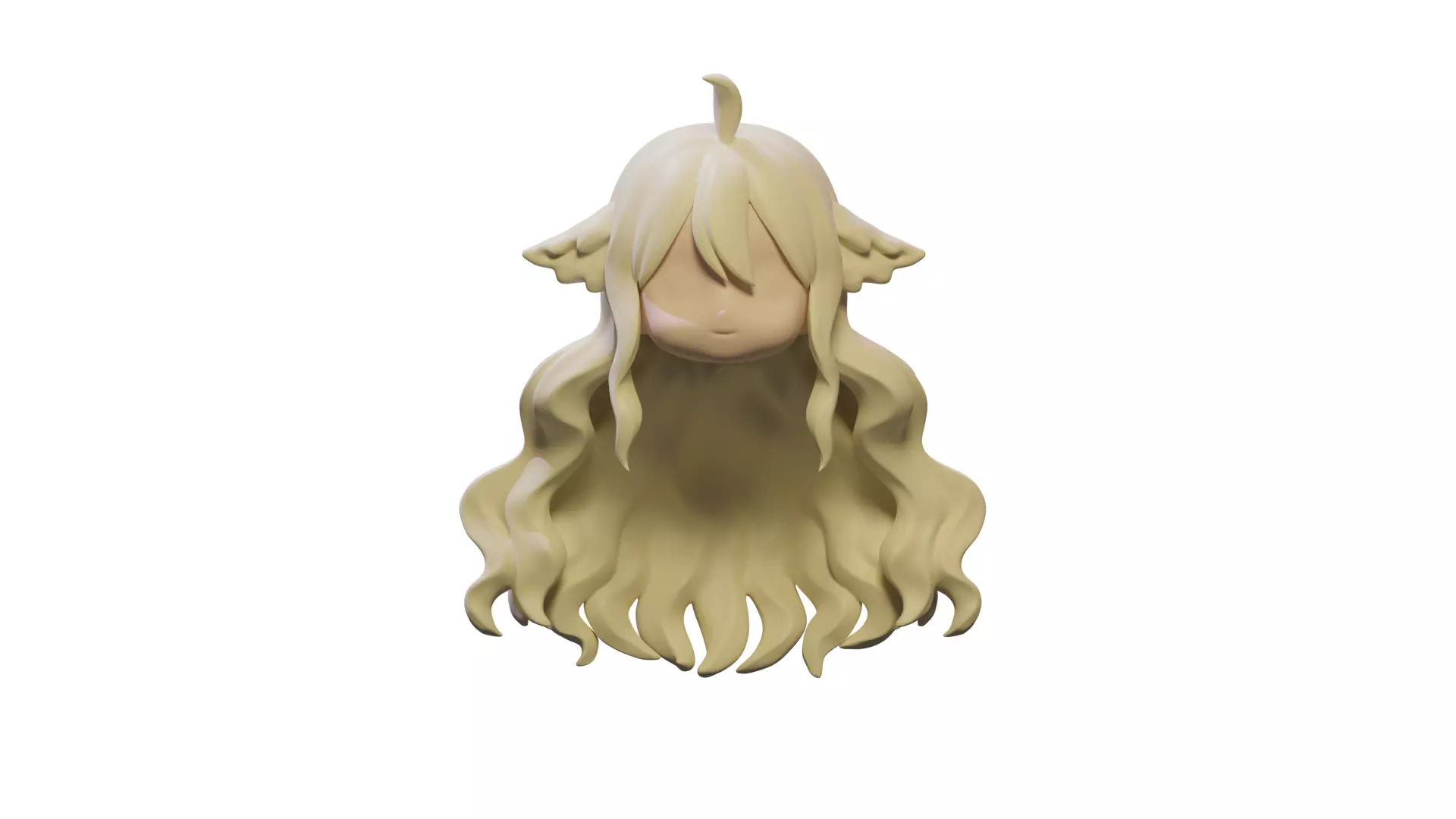 Mavis Vermillion Fairy Tail custom hair nendoroid 3D print model