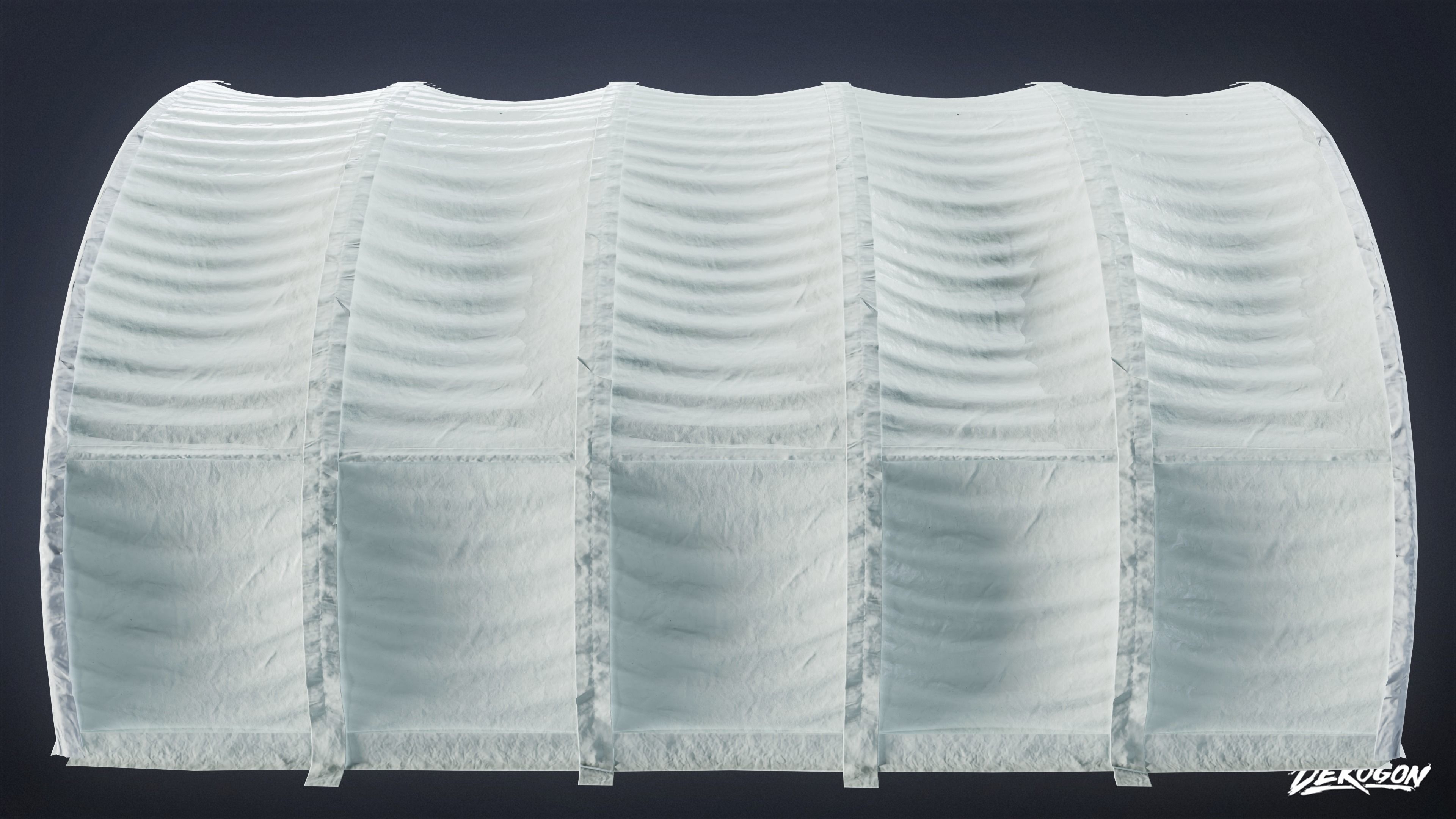 QUARANTINE TENT - Tent 01 - LOW POLY Low-poly 3D model_4