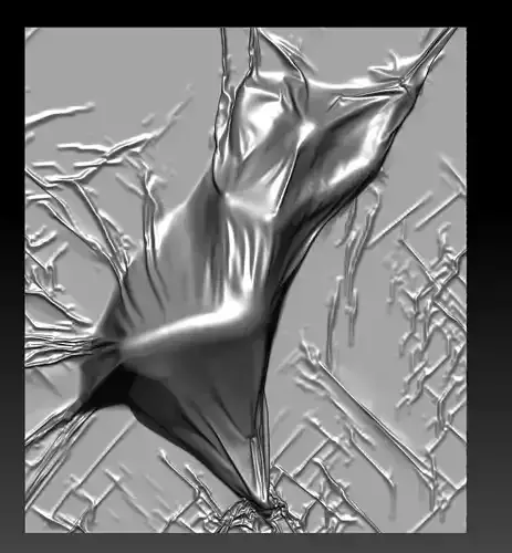 Lying woman on the wall 3D print model