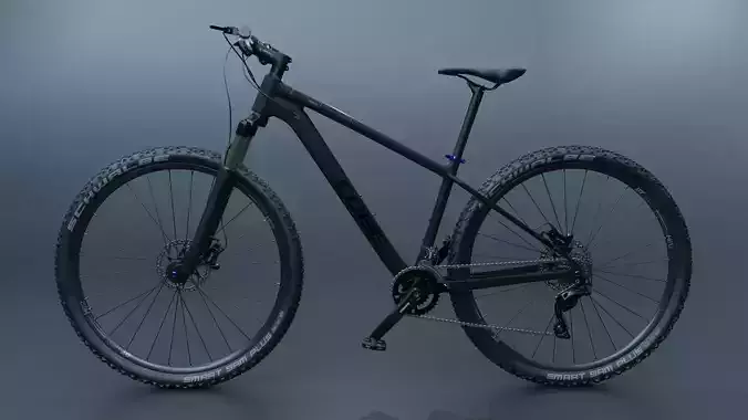 MTB CUBE AiM SL in 4 colors 3D model