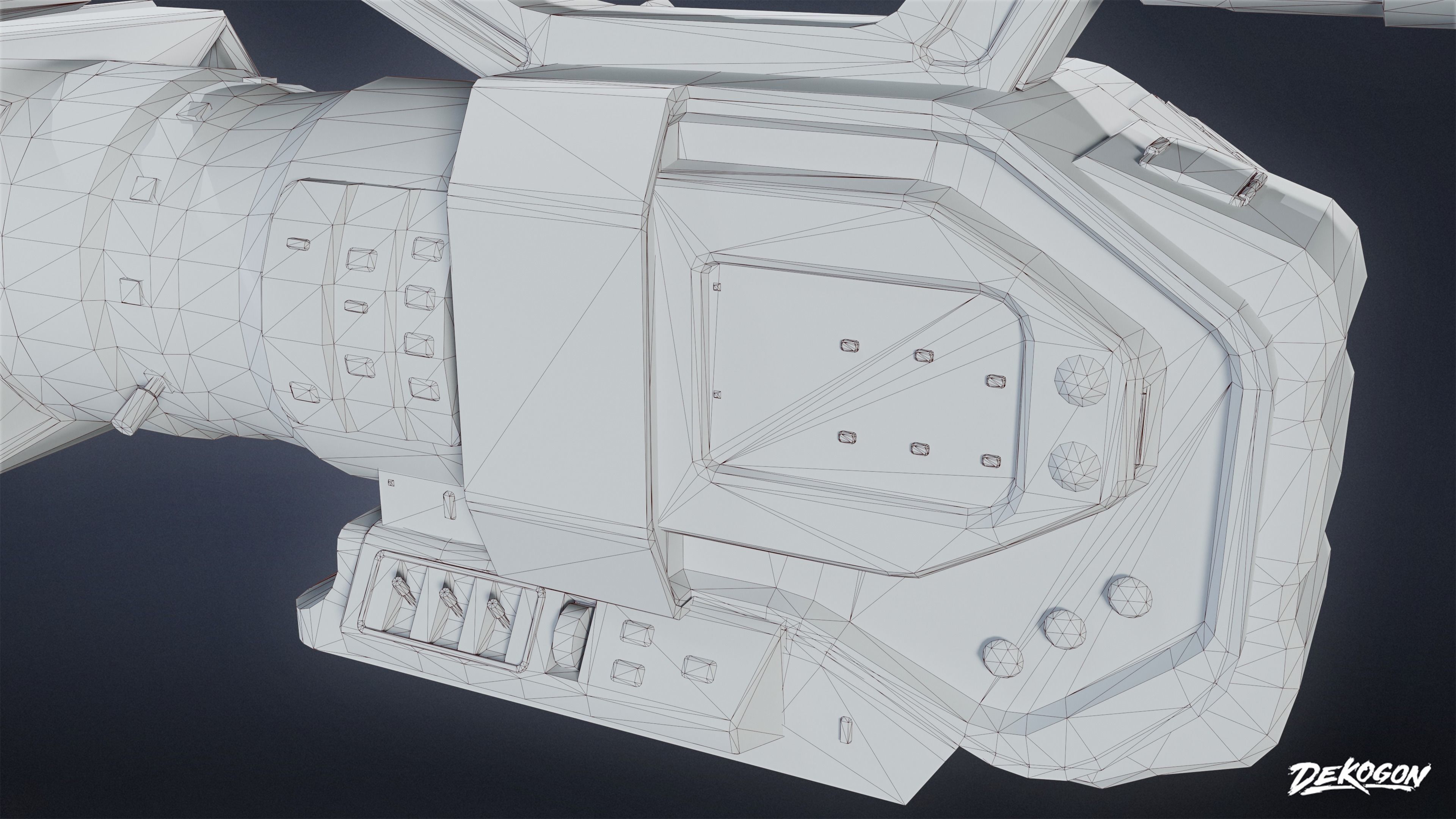 HOLLYWOOD - 4K Camera 01 - LOW POLY Low-poly 3D model_6