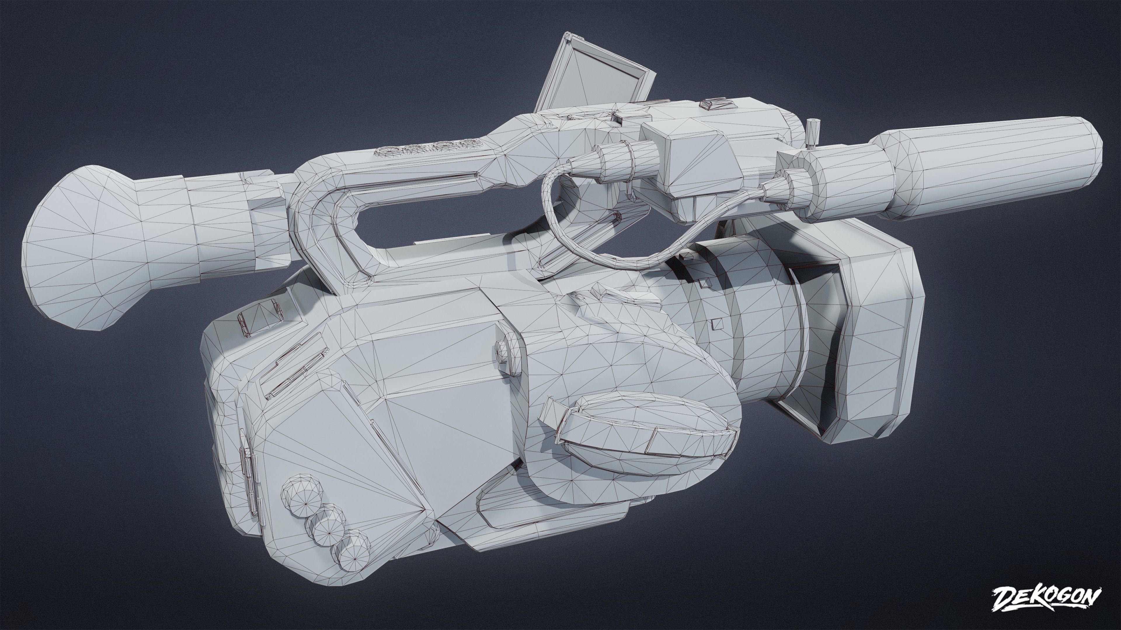 HOLLYWOOD - 4K Camera 01 - LOW POLY Low-poly 3D model_8