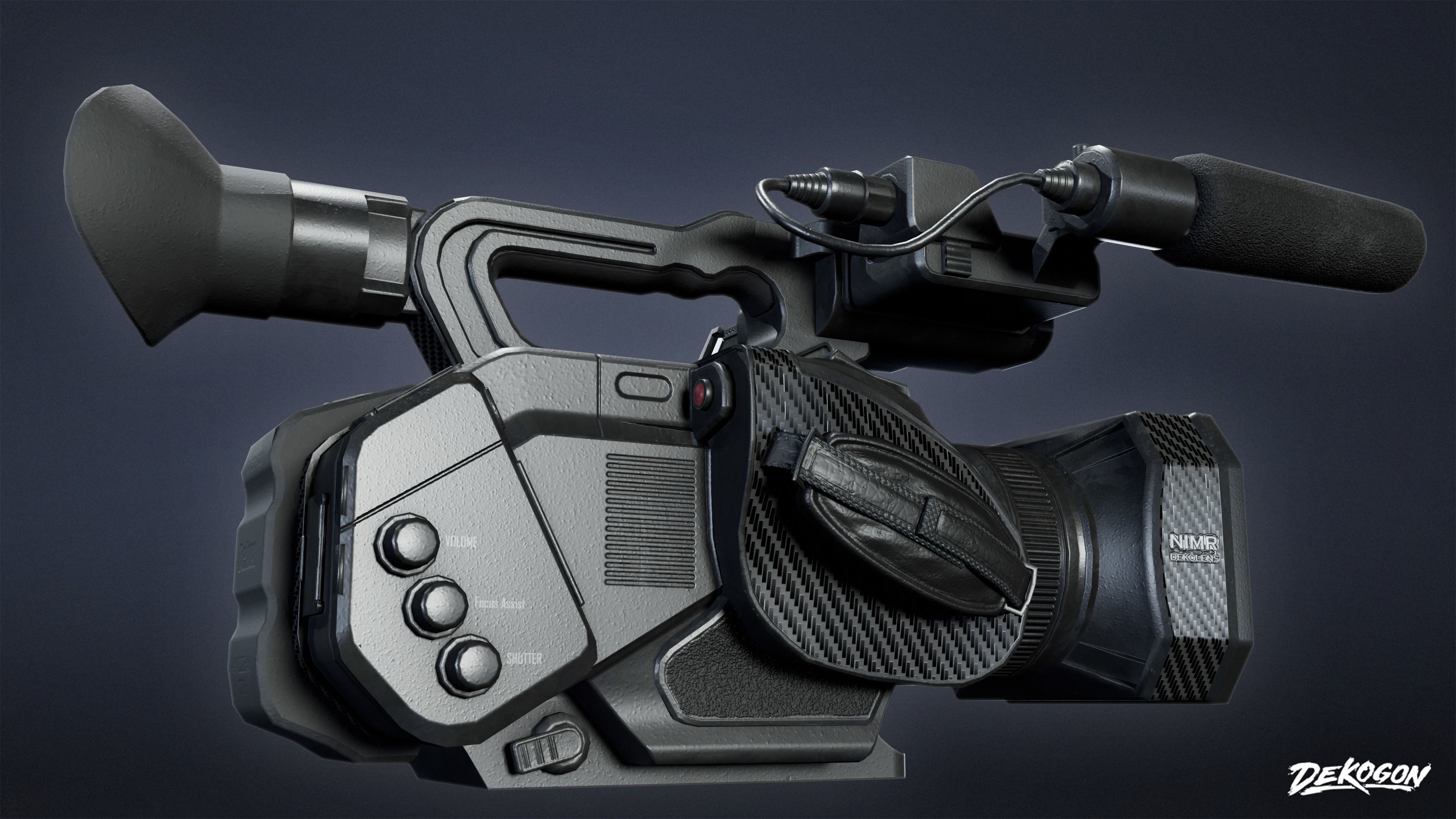 HOLLYWOOD - 4K Camera 01 - LOW POLY Low-poly 3D model_9