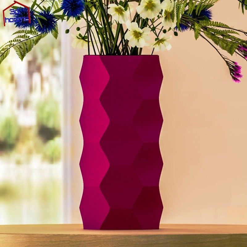 Hexa Vase  3D print model_2