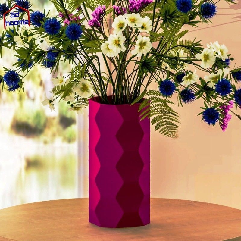Hexa Vase  3D print model_1