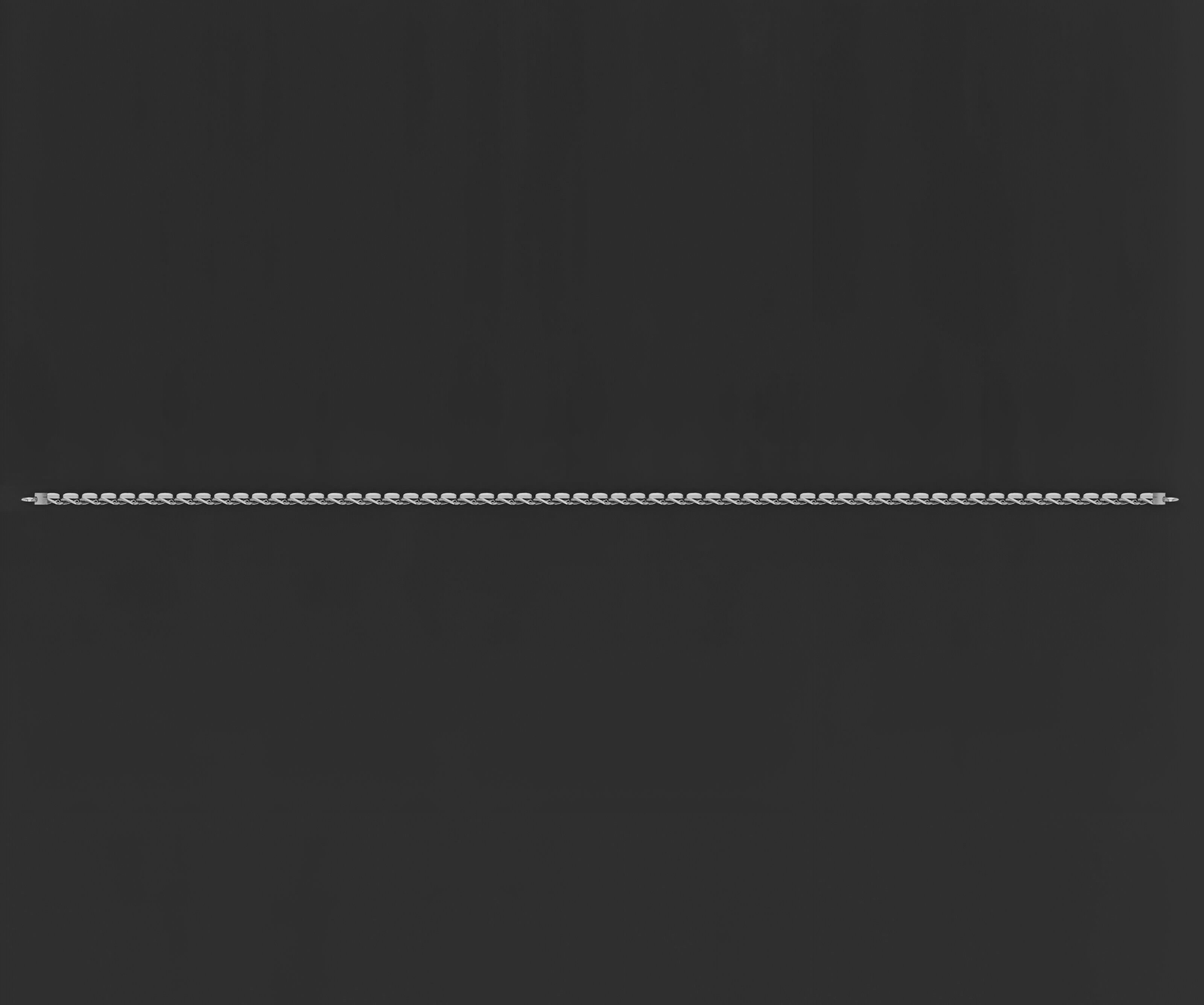 Gold Chain Bracelet 3D print model_7