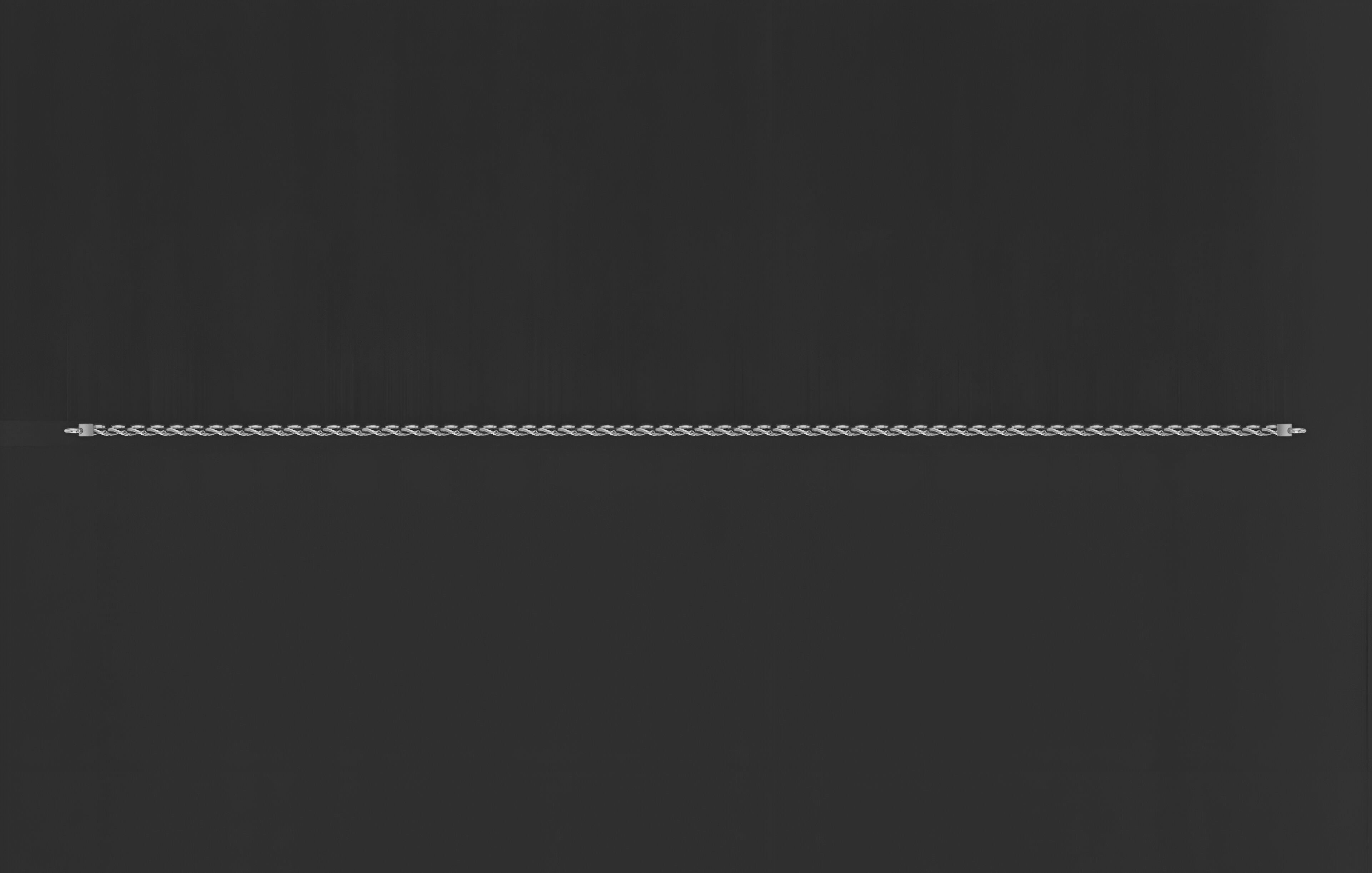 Gold Chain Bracelet 3D print model_7