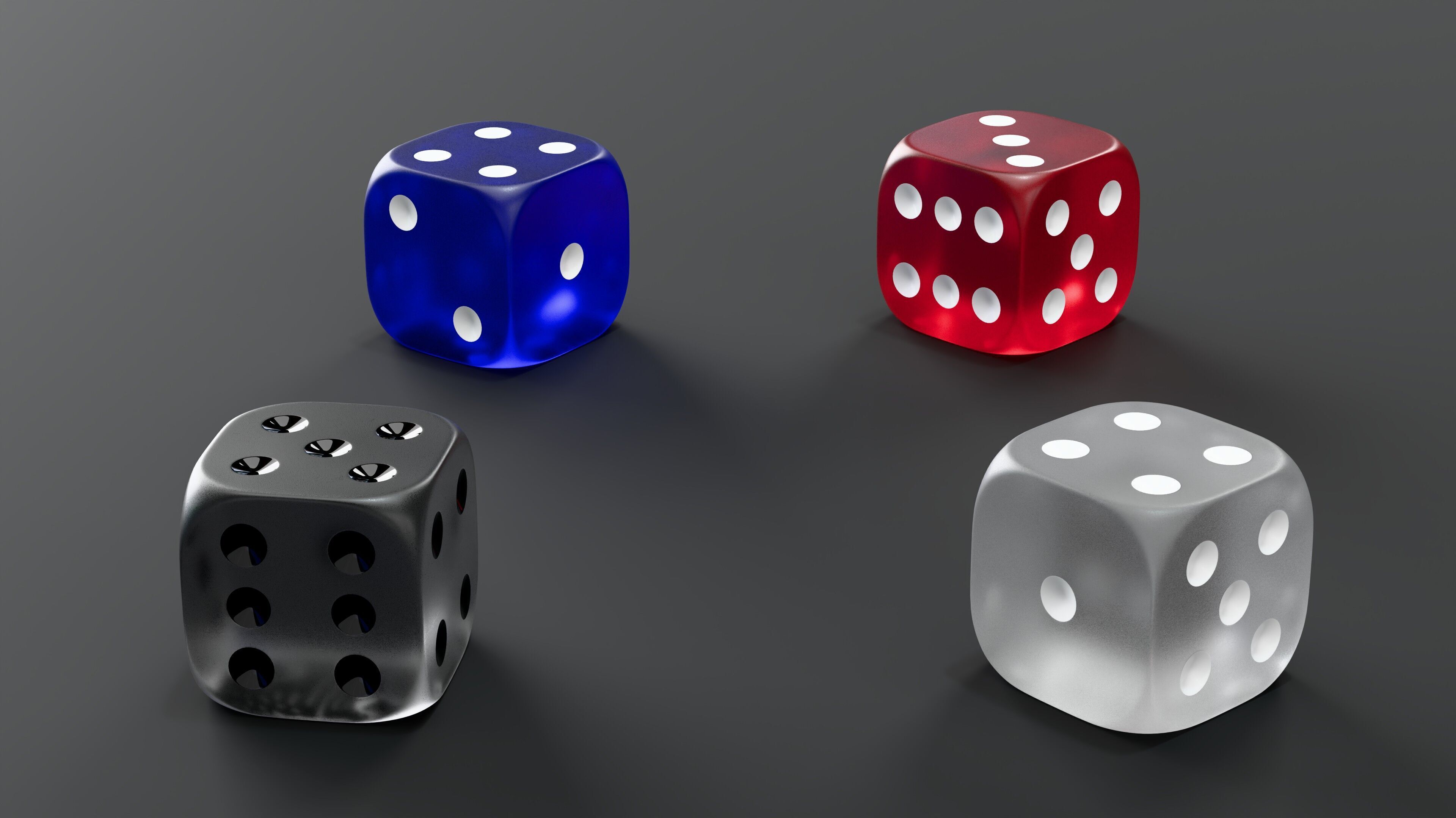 Dice Collection 3D model_4