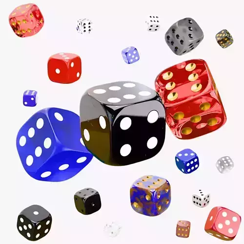 Dice Collection 3D model