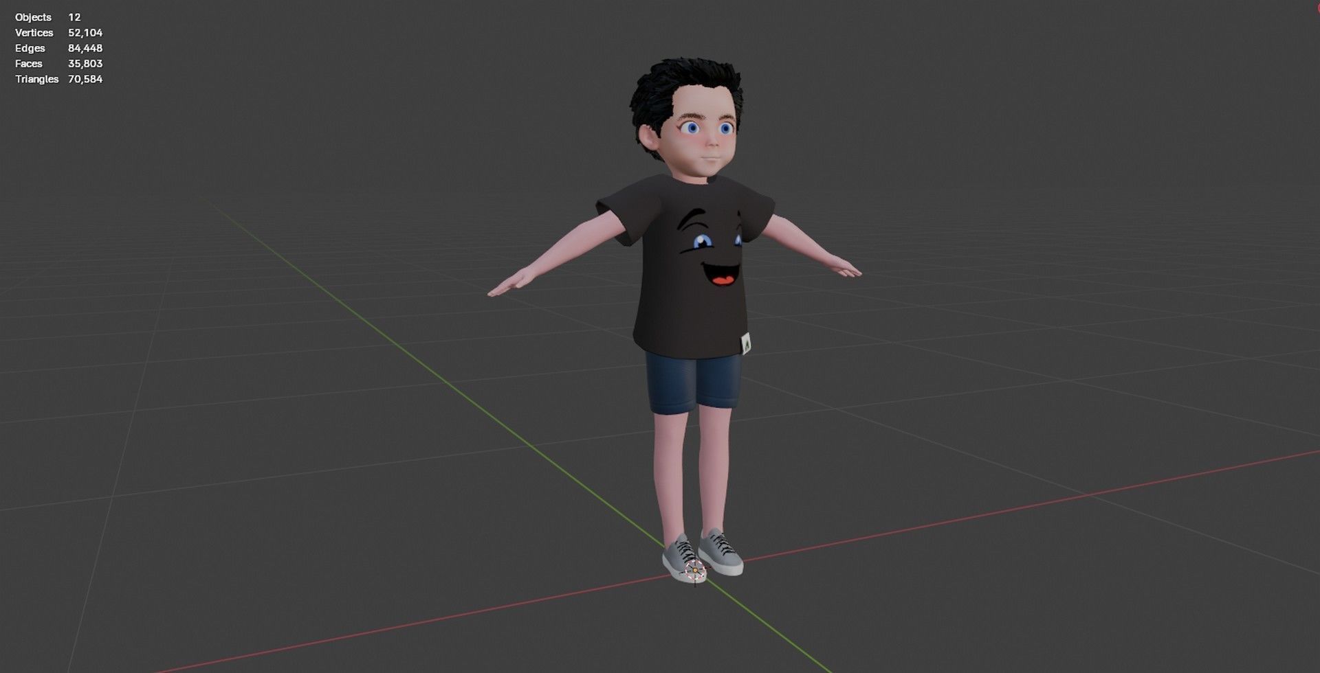 3D model Cartoon Boy Pixar Rigged VR / AR / low-poly | CGTrader