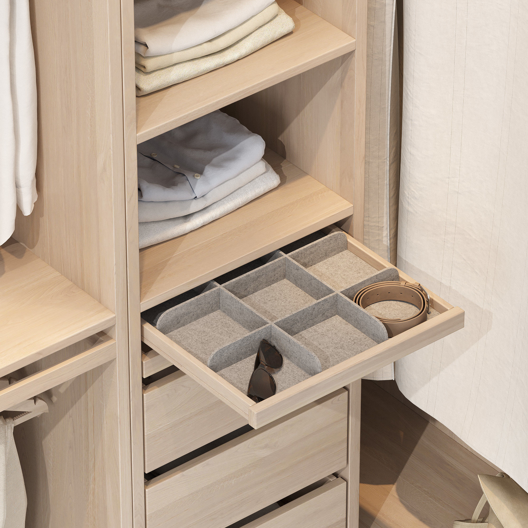 Wardrobe IKEA Set 04 3D model_5