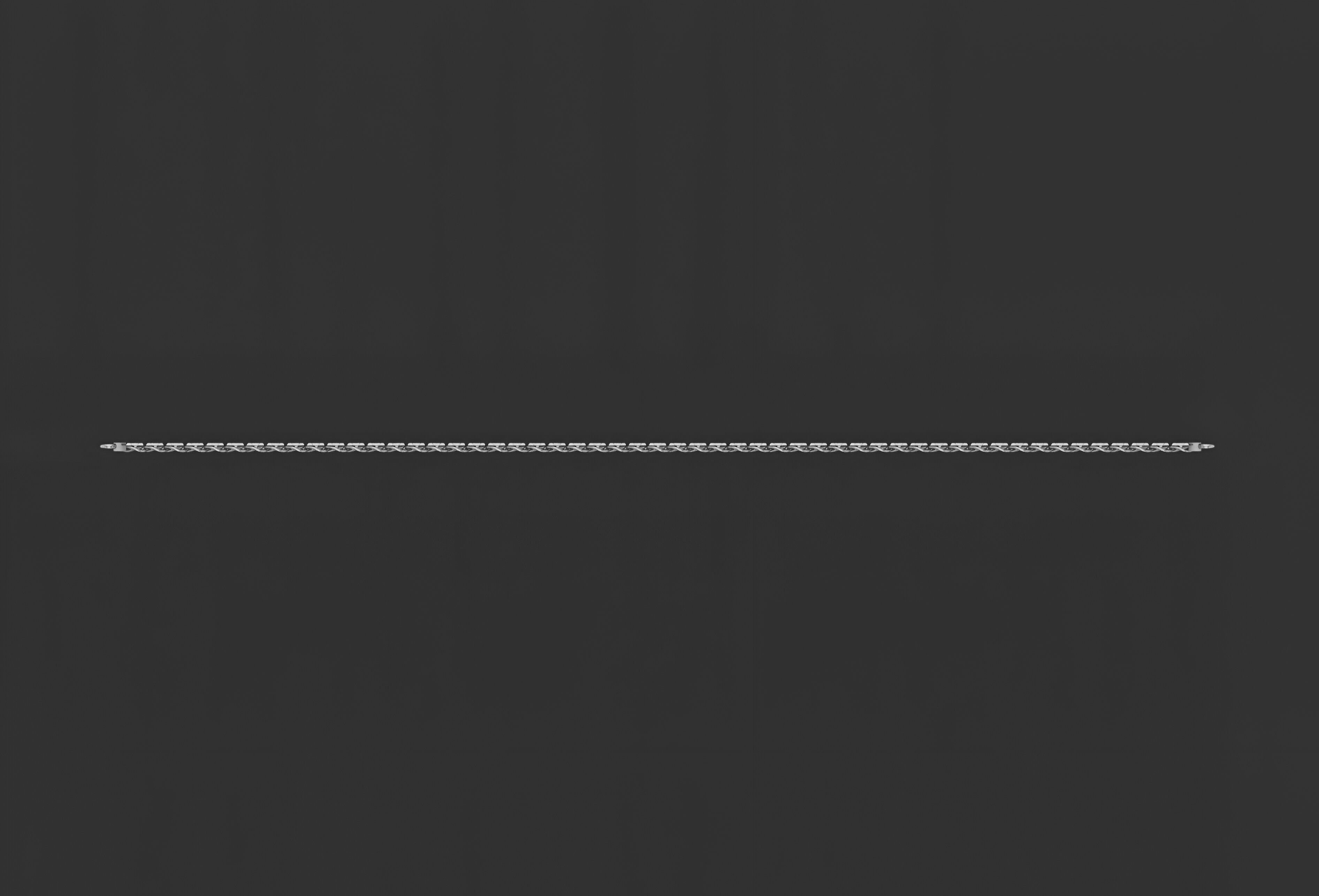 Gold Chain Bracelet 3D print model_7