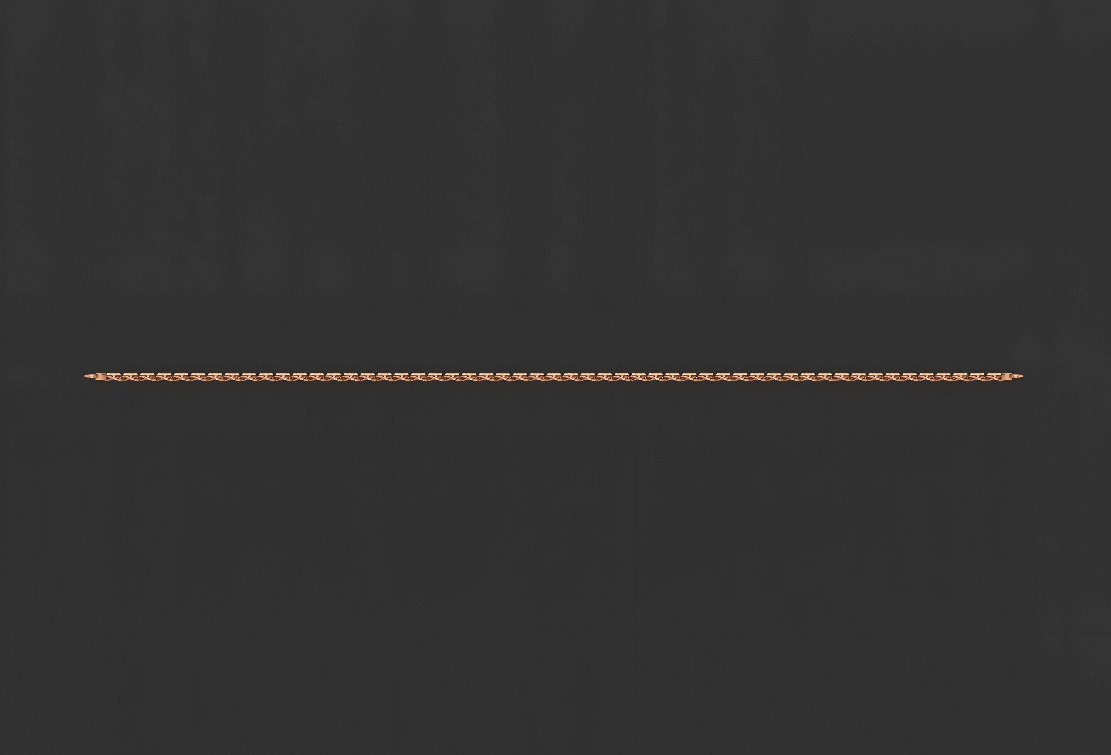 Gold Chain Bracelet 3D print model_5