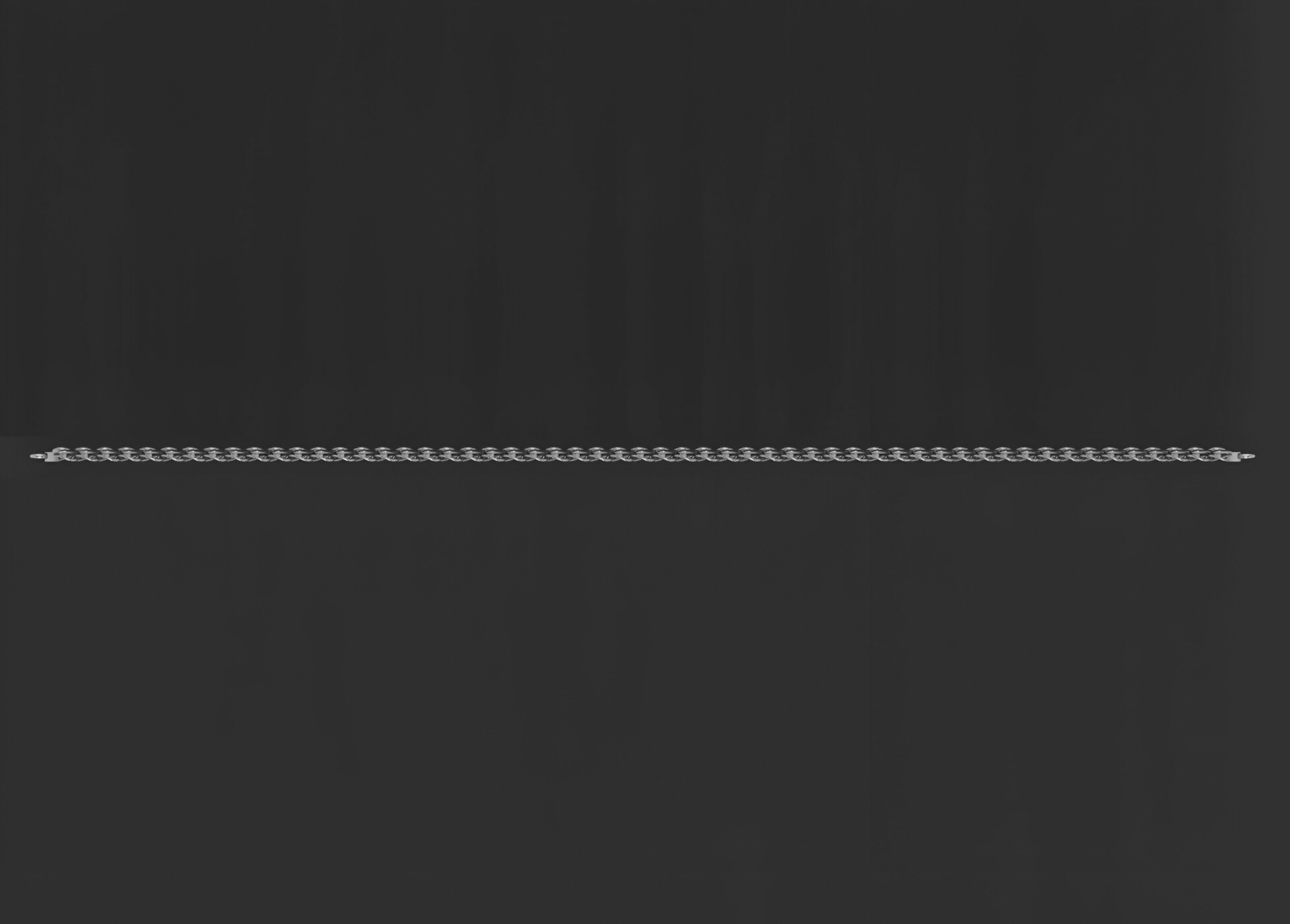 Gold Chain Bracelet 3D print model_7