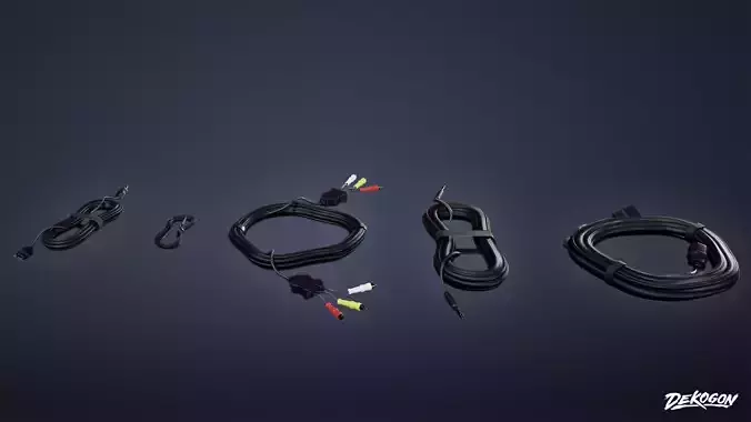 HOLLYWOOD - Cables 01 - LOW POLY