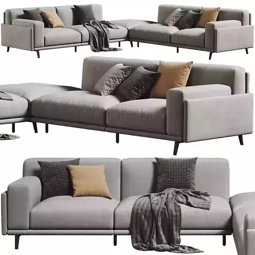 Arflex Frame L Shaped Sofa