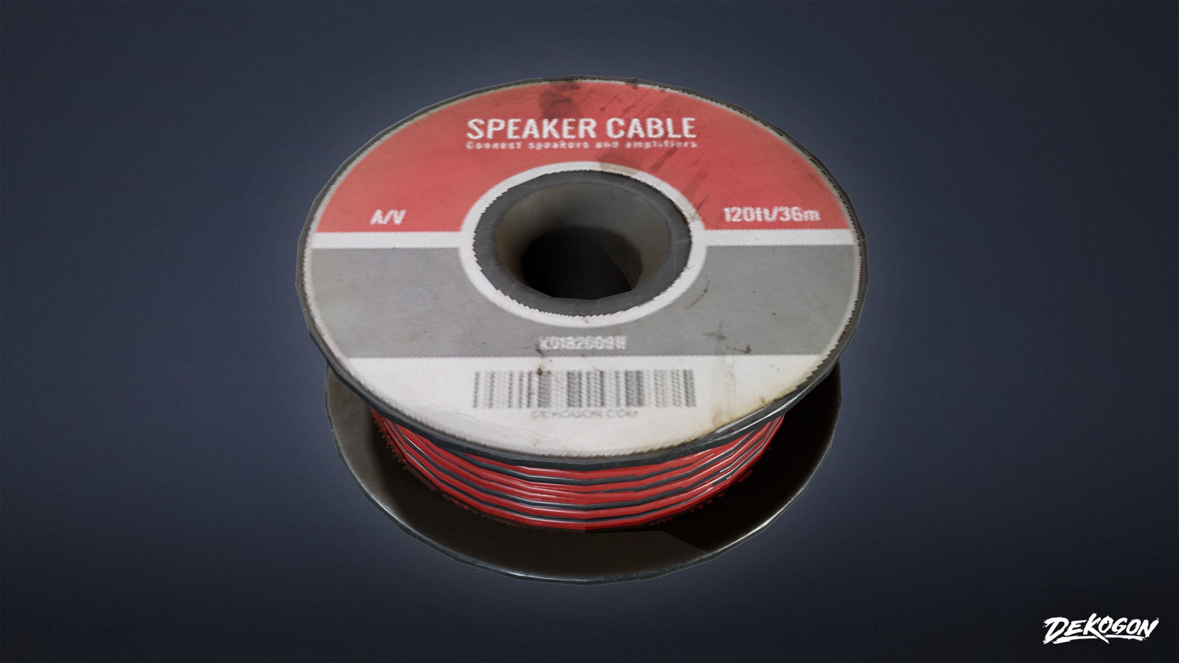 HOLLYWOOD - Cables 02 - LOW POLY Low-poly 3D model_7