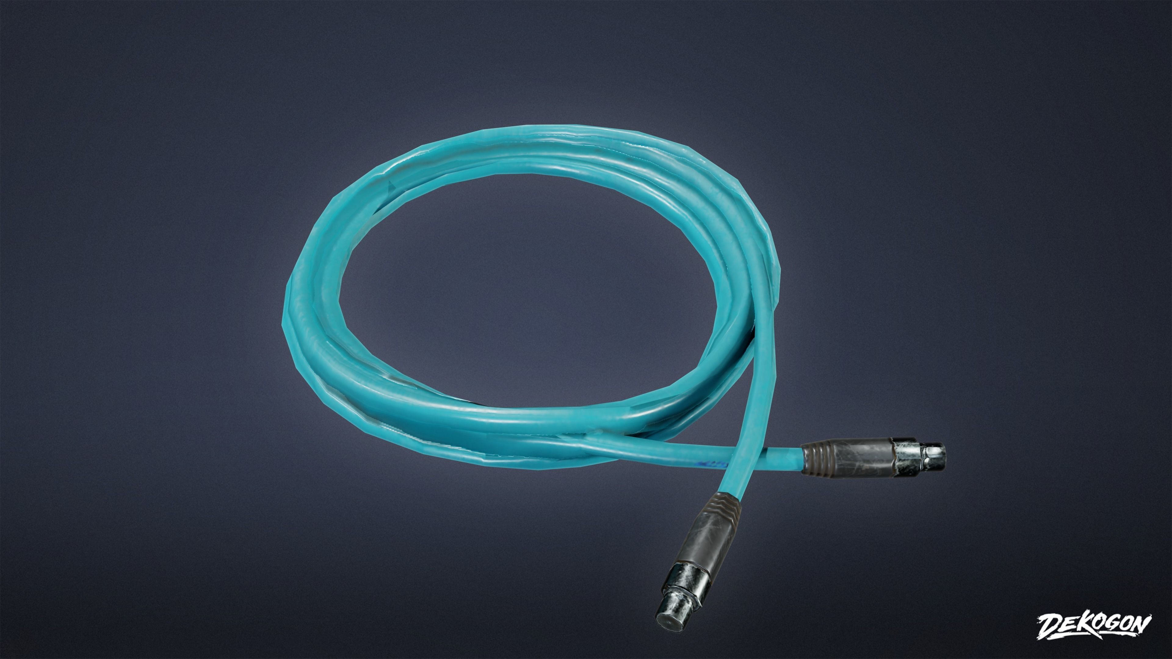 HOLLYWOOD - Cables 02 - LOW POLY Low-poly 3D model_6